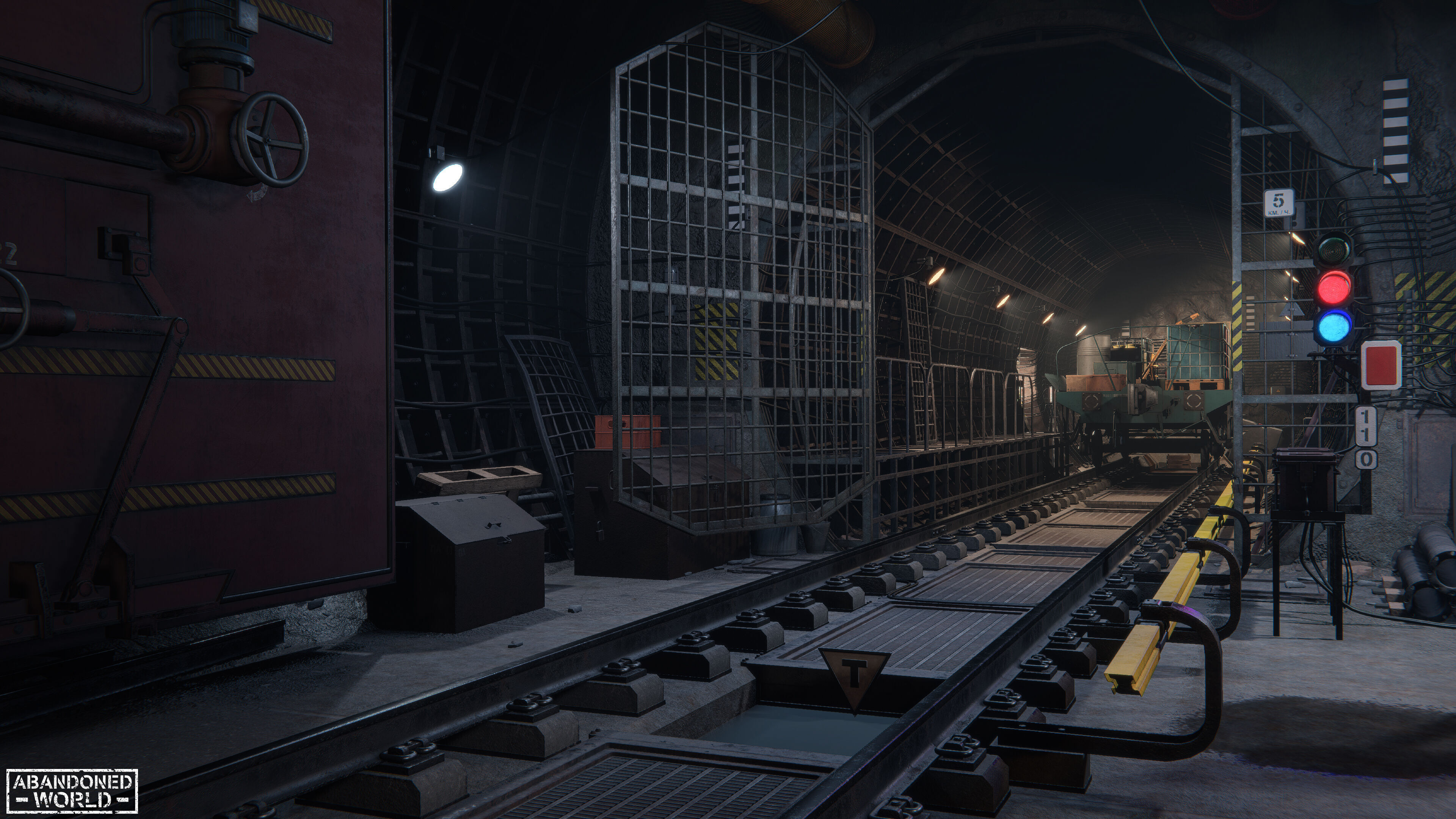 Modular Underground Tunnels for Unity Low-poly 3D model_36