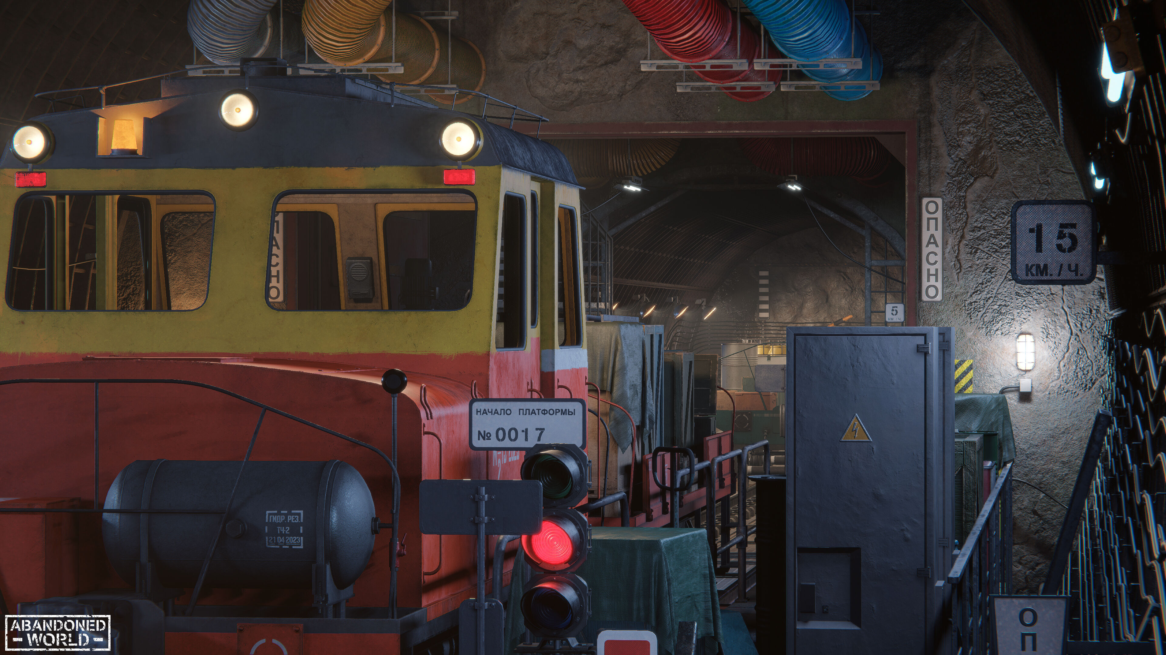 Modular Underground Tunnels for Unity Low-poly 3D model_35