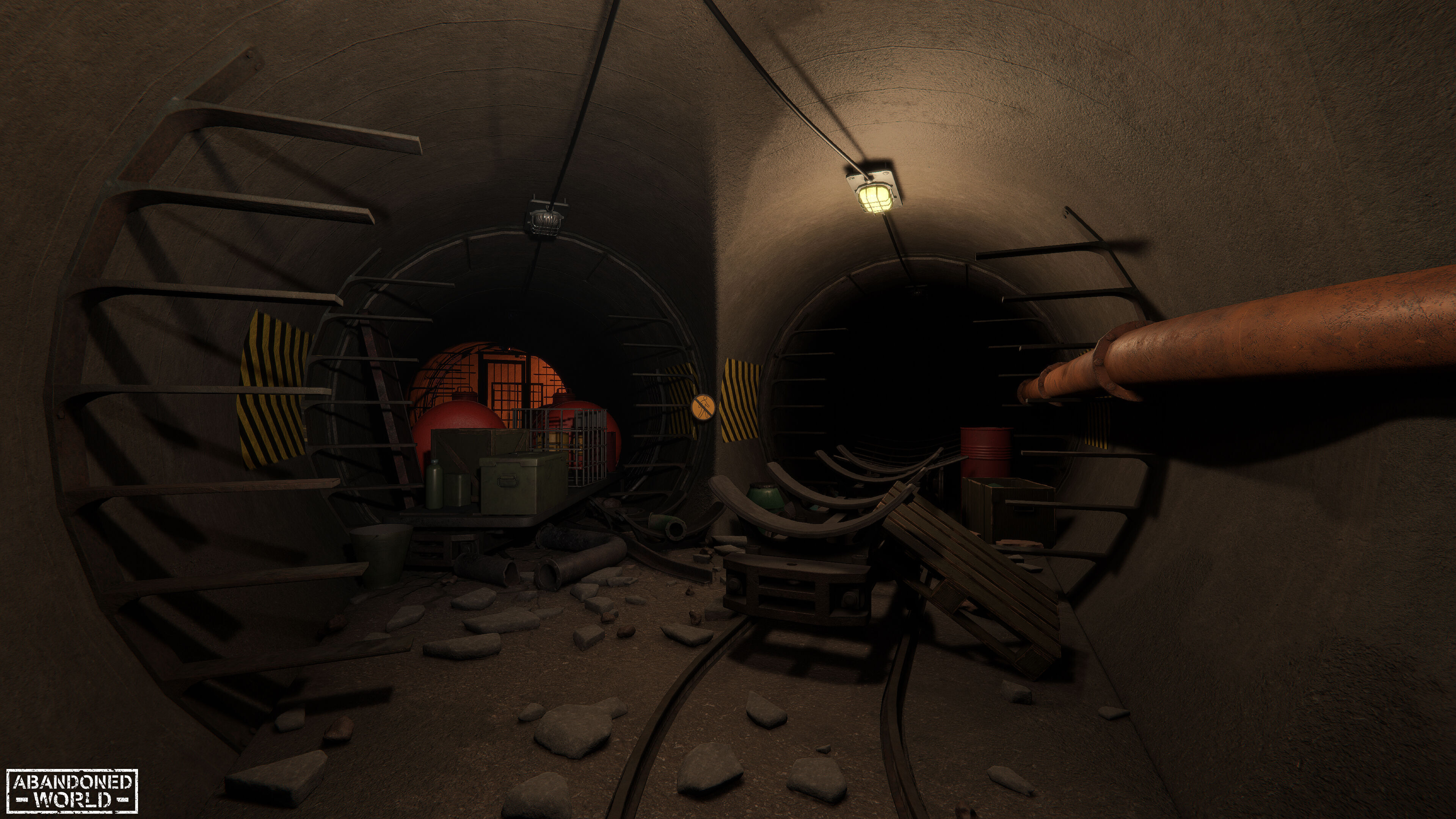 Modular Underground Tunnels for Unity Low-poly 3D model_30