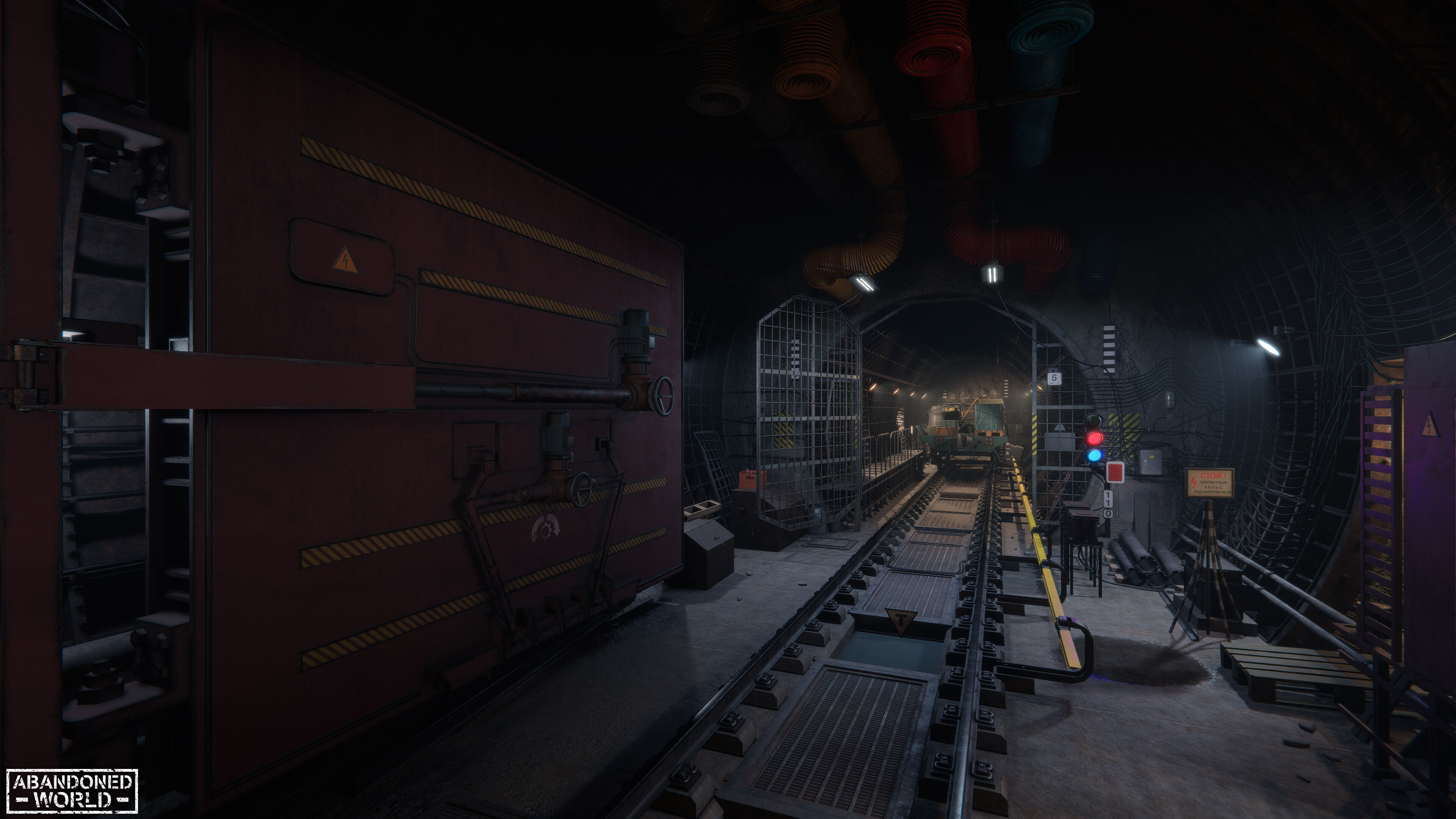 Modular Underground Tunnels for Unity Low-poly 3D model_3