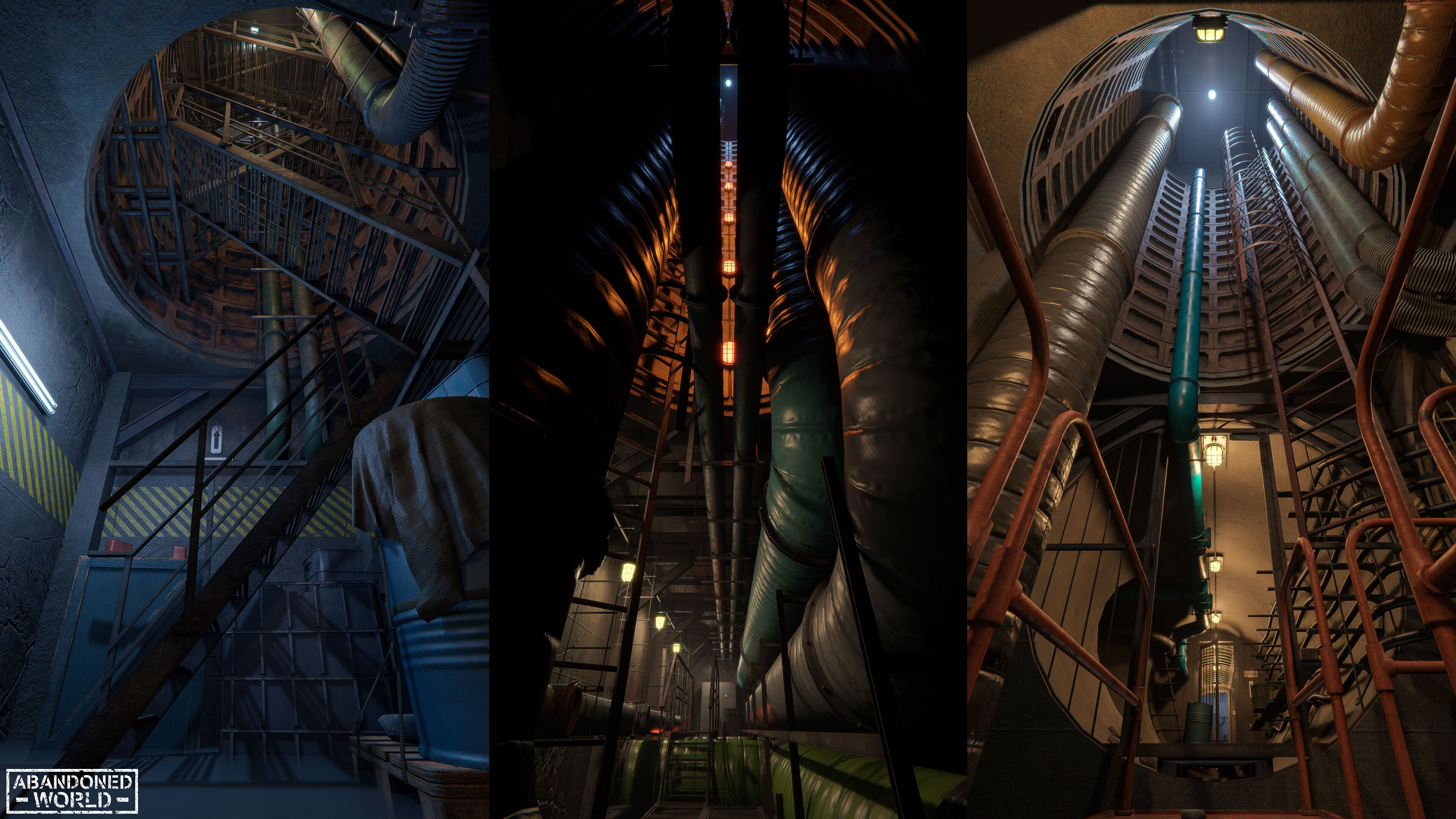 Modular Underground Tunnels for Unity Low-poly 3D model_34