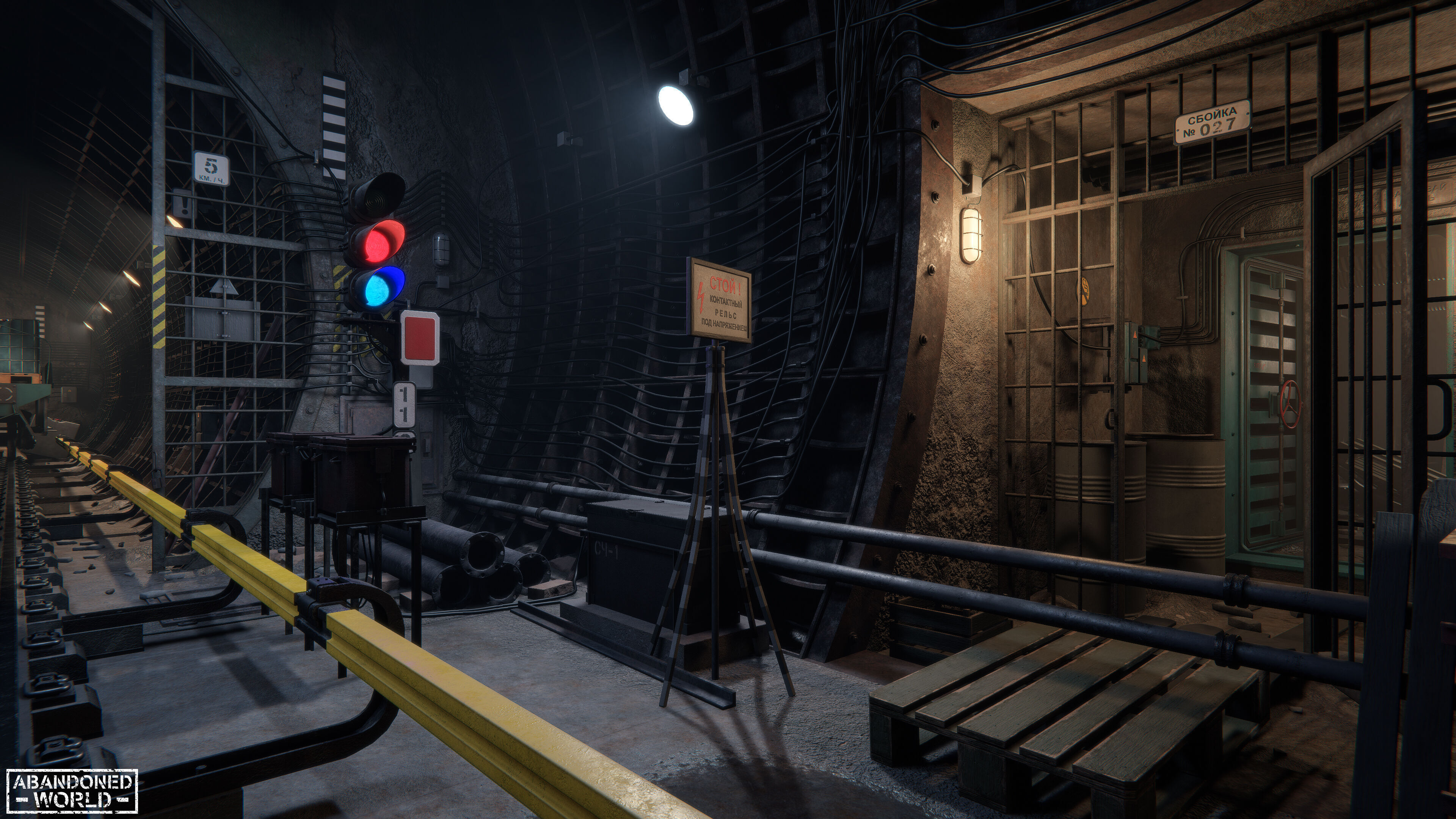 Modular Underground Tunnels for Unity Low-poly 3D model_7