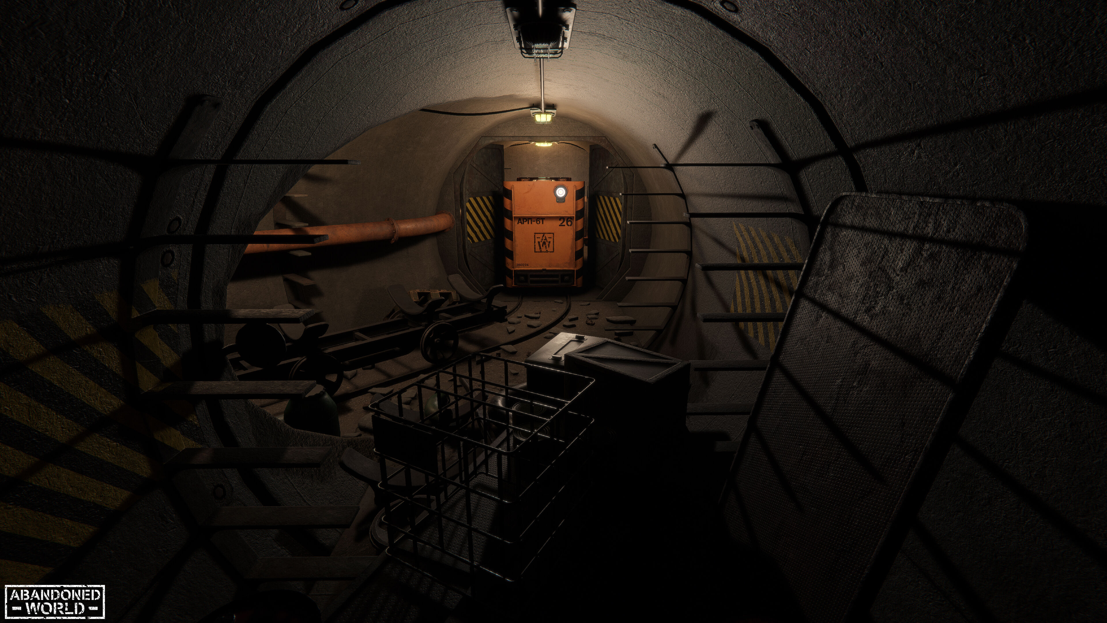 Modular Underground Tunnels for Unity Low-poly 3D model_32