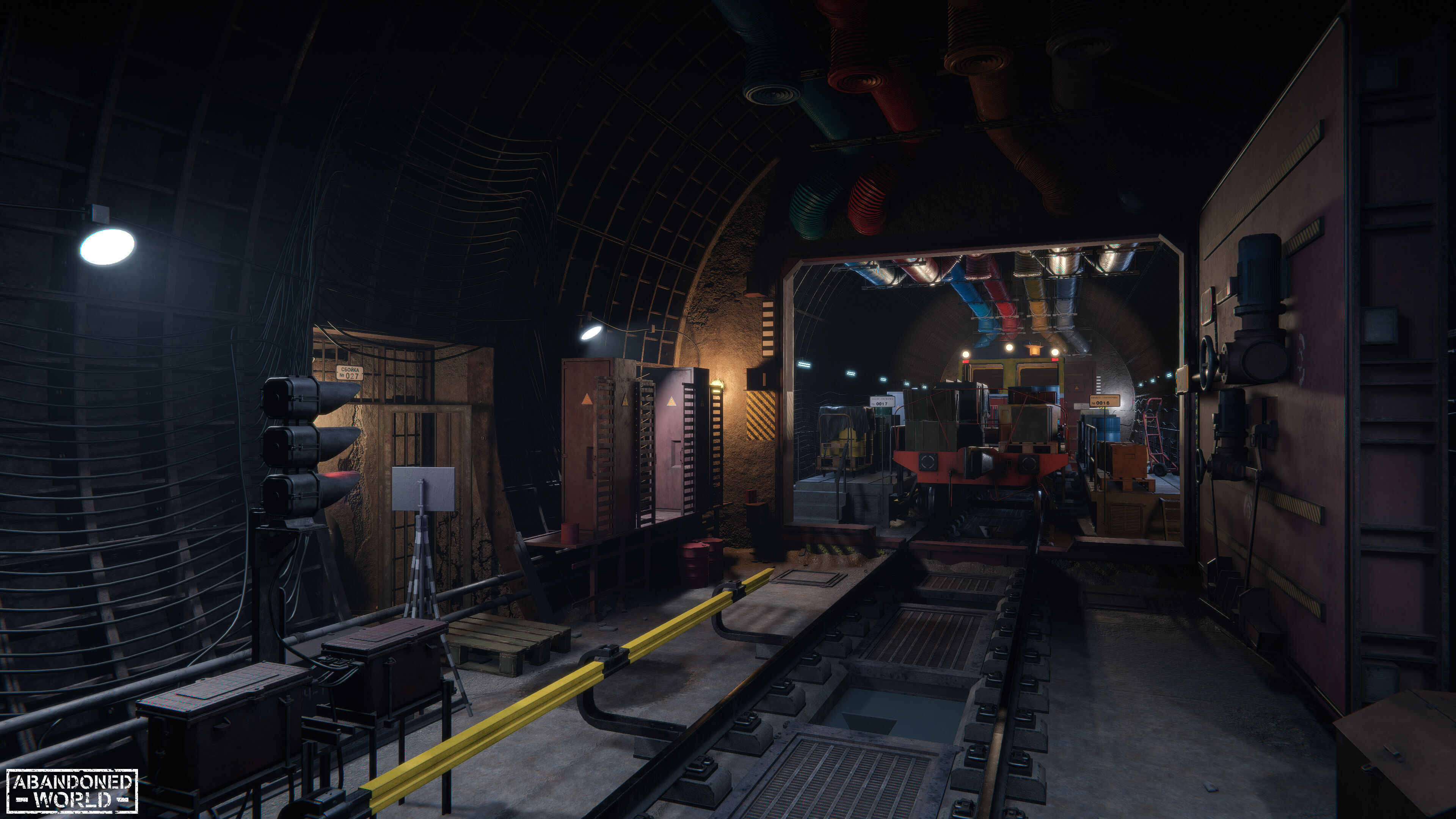 Modular Underground Tunnels for Unity Low-poly 3D model_4