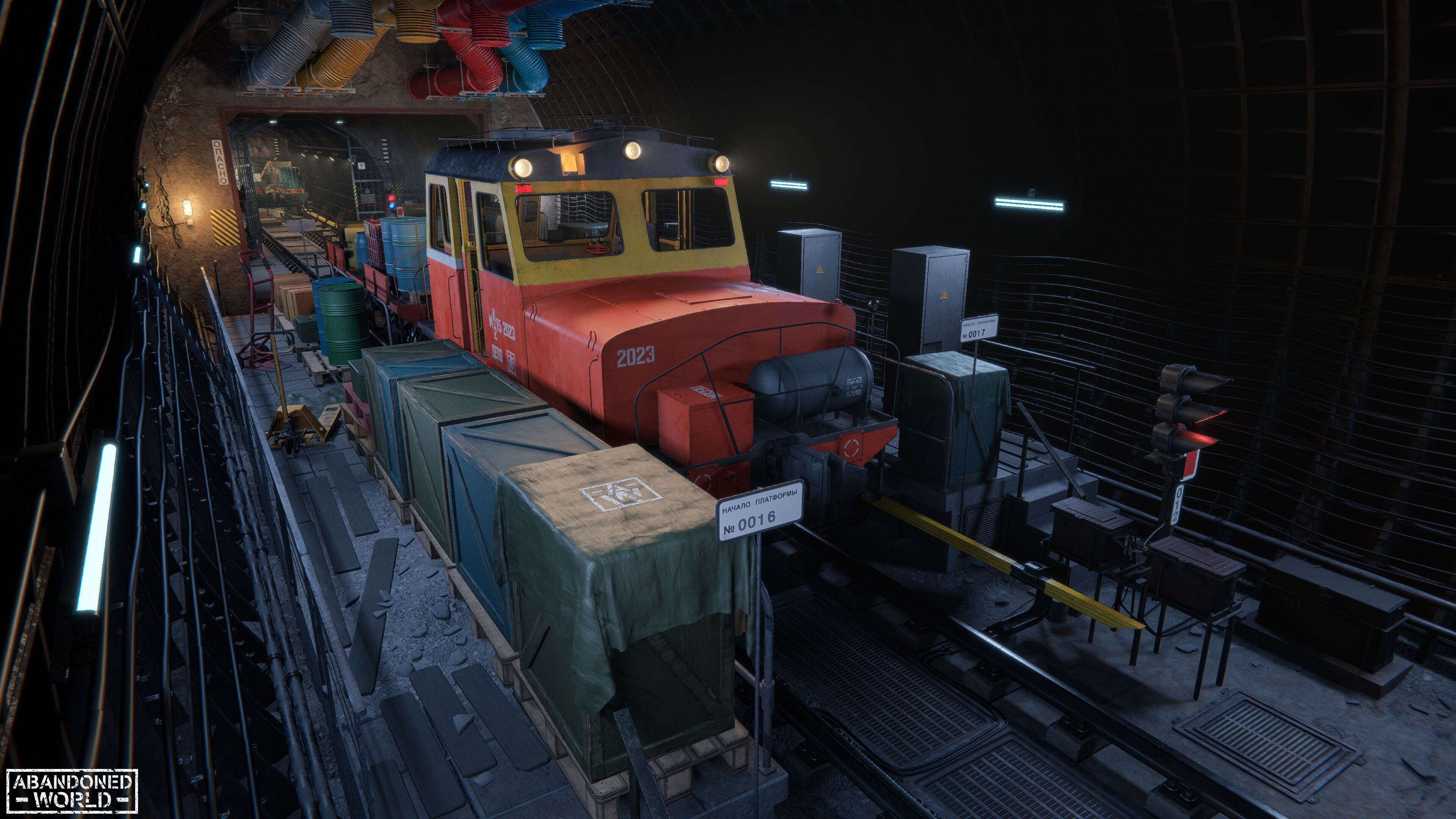 Modular Underground Tunnels for Unity Low-poly 3D model_44