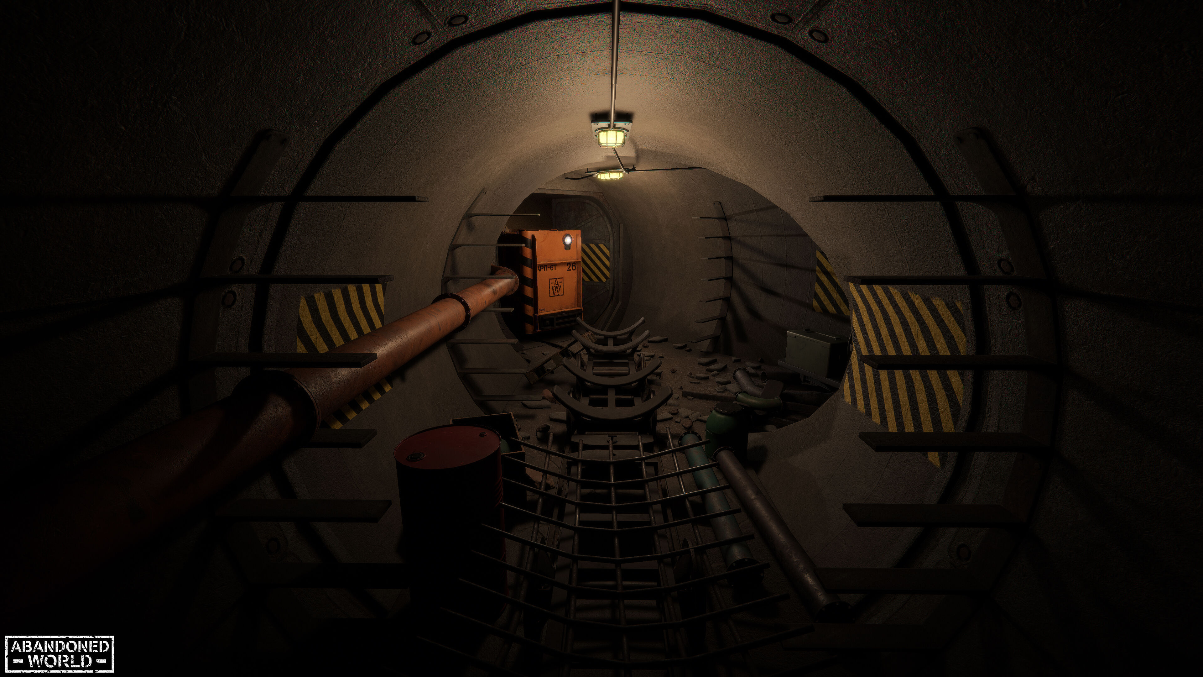 Modular Underground Tunnels for Unity Low-poly 3D model_31