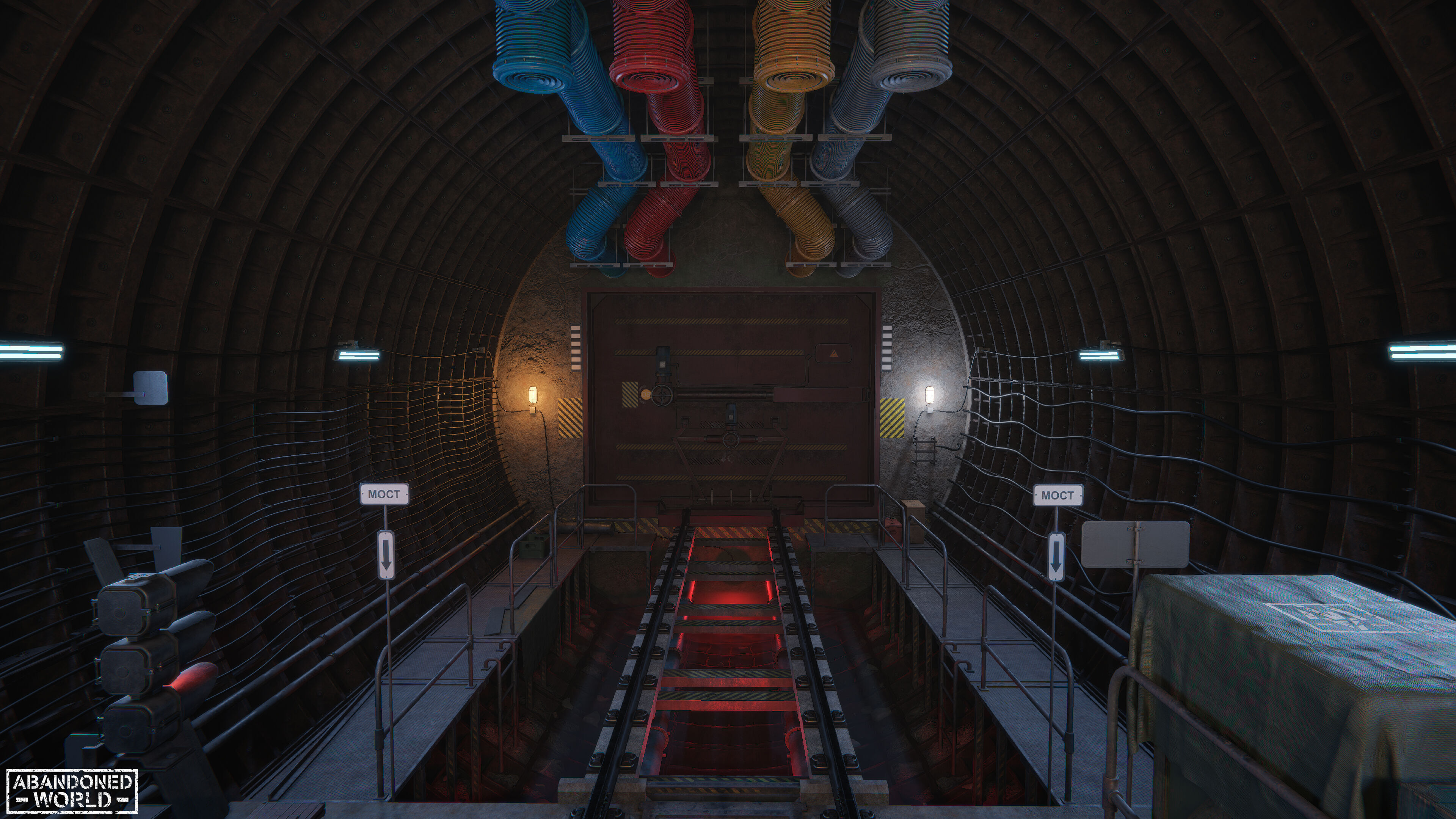 Modular Underground Tunnels for Unity Low-poly 3D model_38