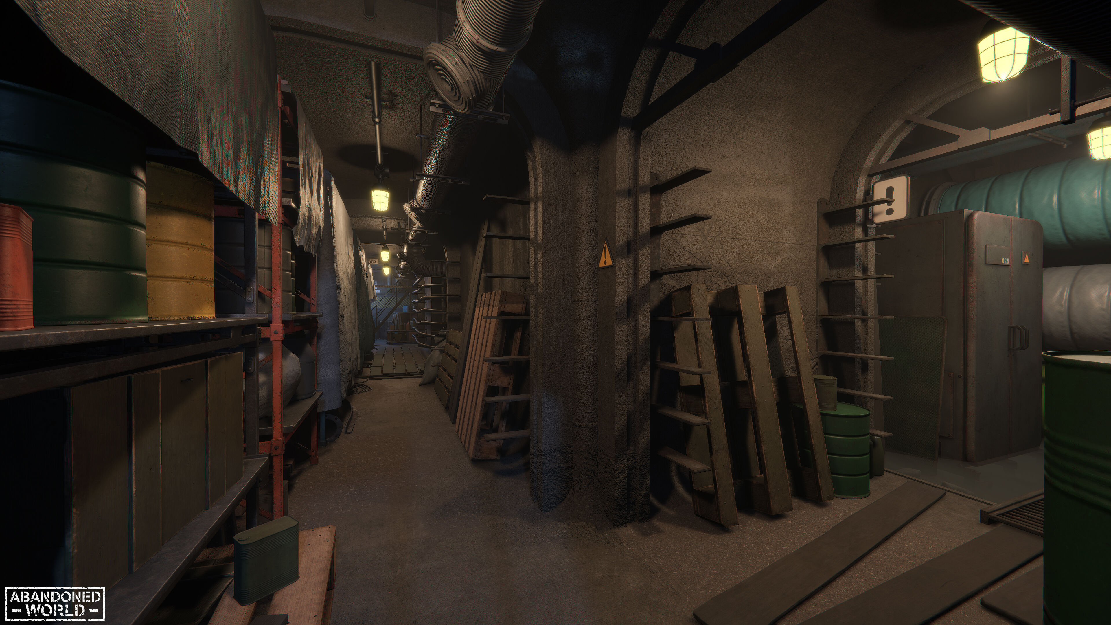 Modular Underground Tunnels for Unity Low-poly 3D model_21