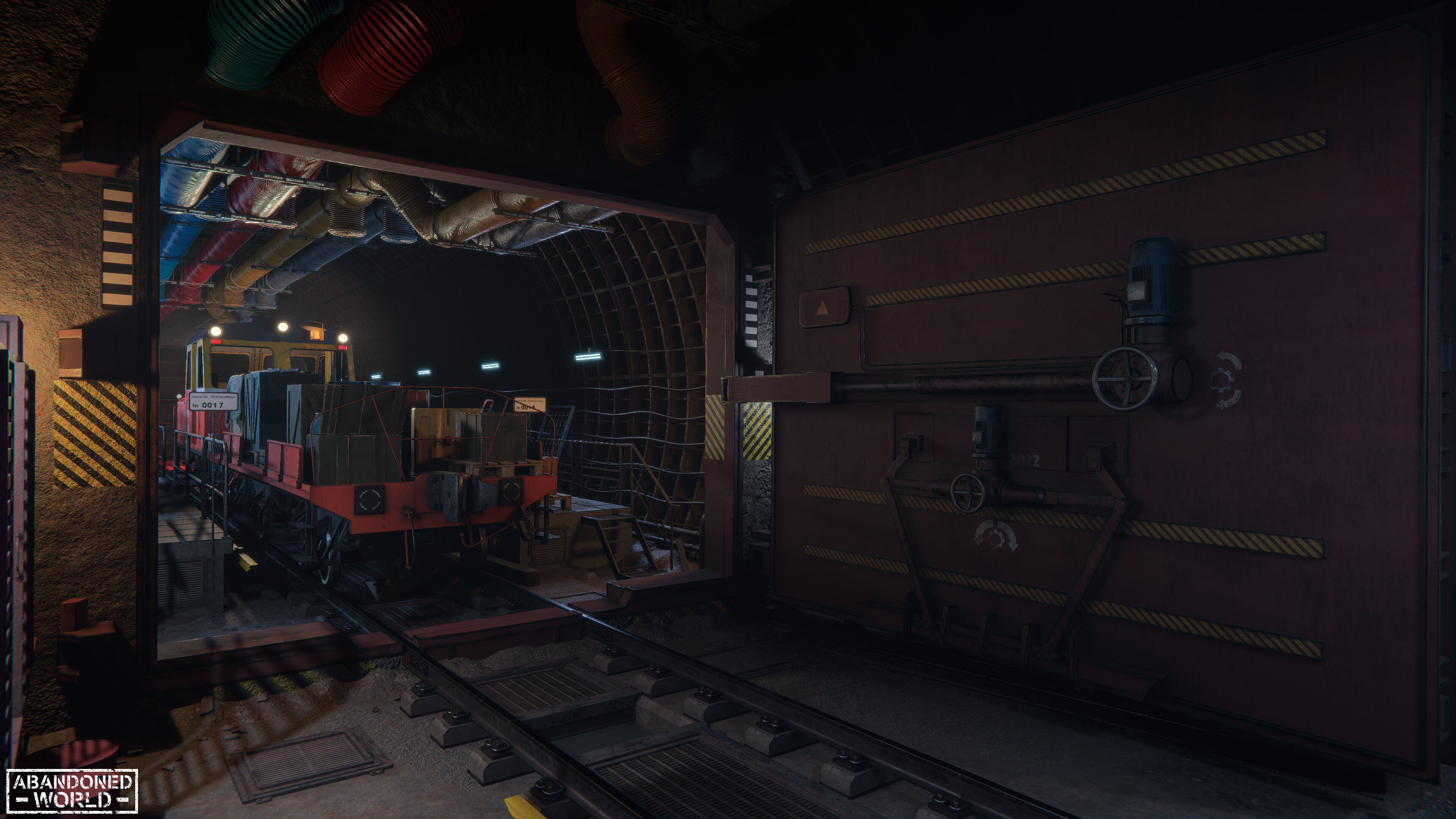 Modular Underground Tunnels for Unity Low-poly 3D model_39