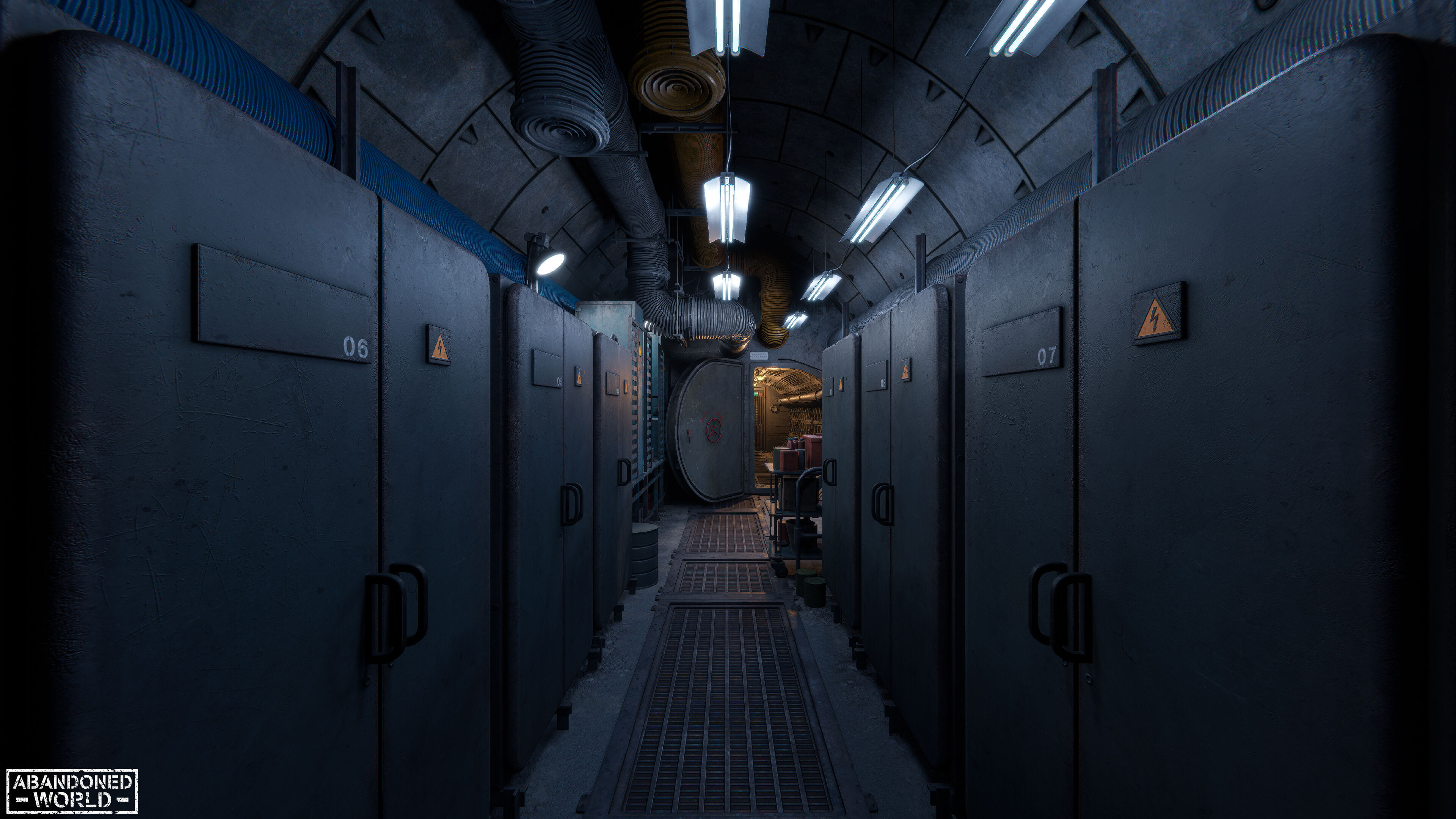 Modular Underground Tunnels for Unity Low-poly 3D model_51