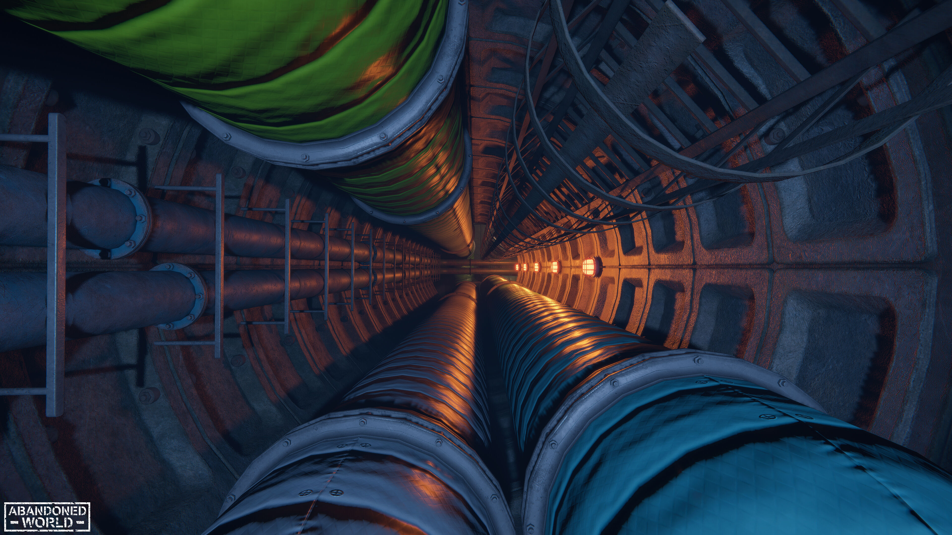 Modular Underground Tunnels for Unity Low-poly 3D model_24