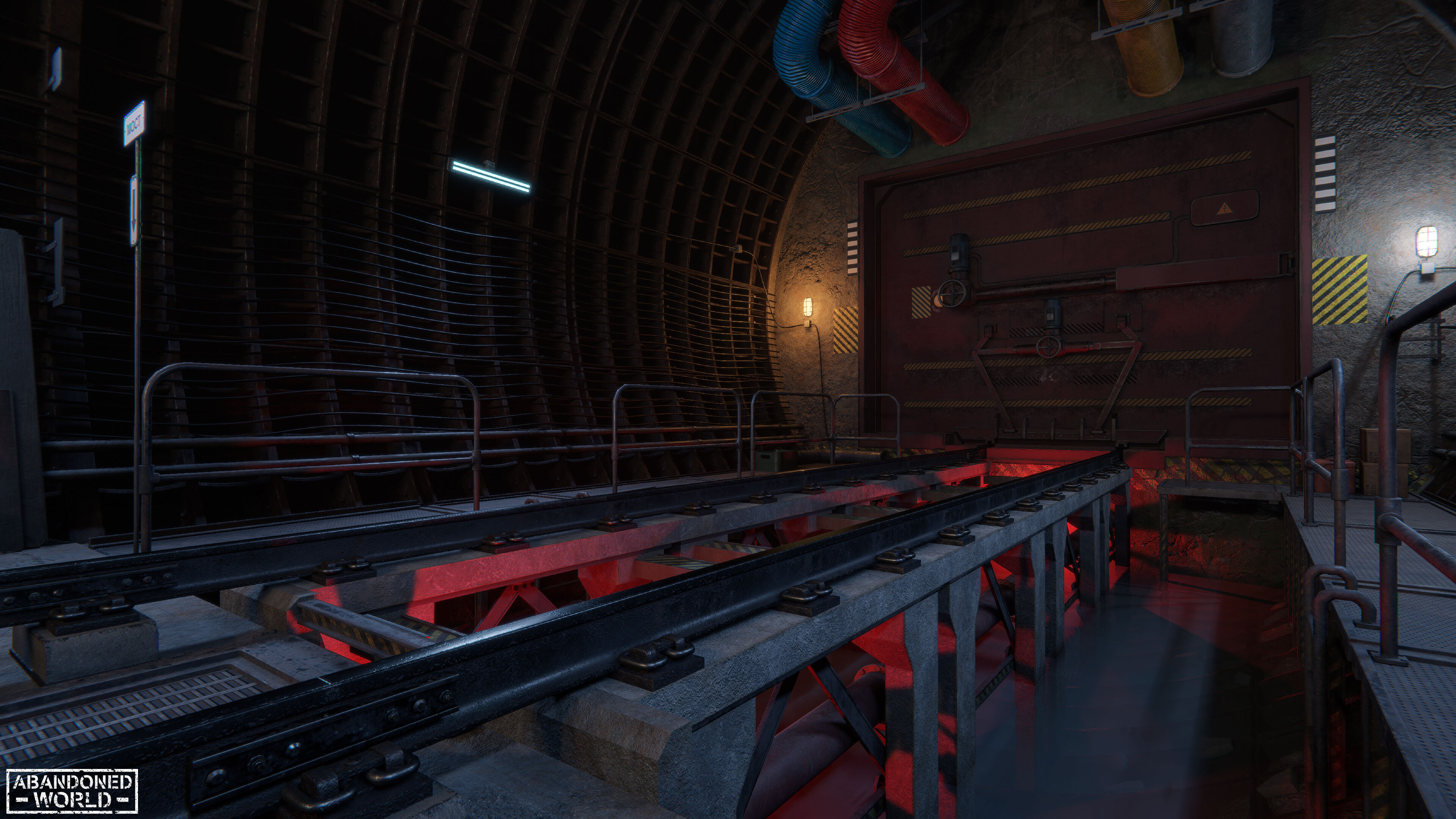 Modular Underground Tunnels for Unity Low-poly 3D model_6