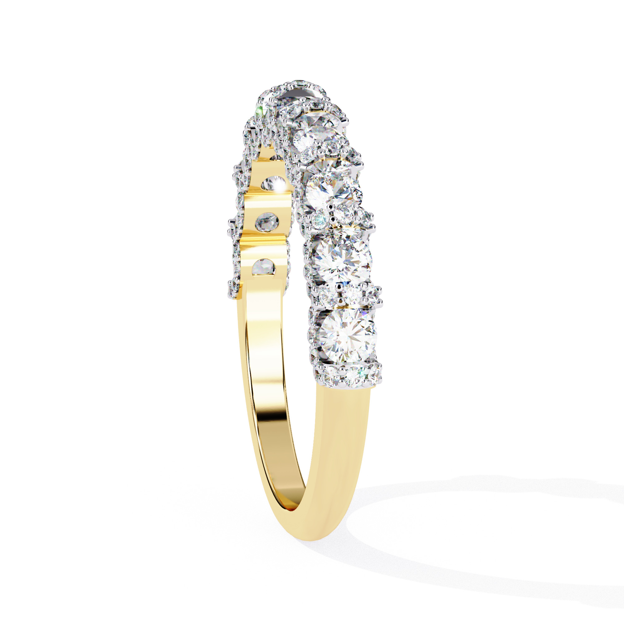 ROUND DIAMOND RING -CAD-253 3D model_1