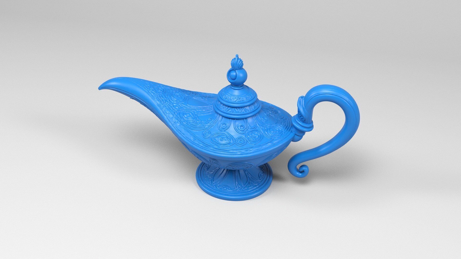 Genie Lamp 3D print model_3