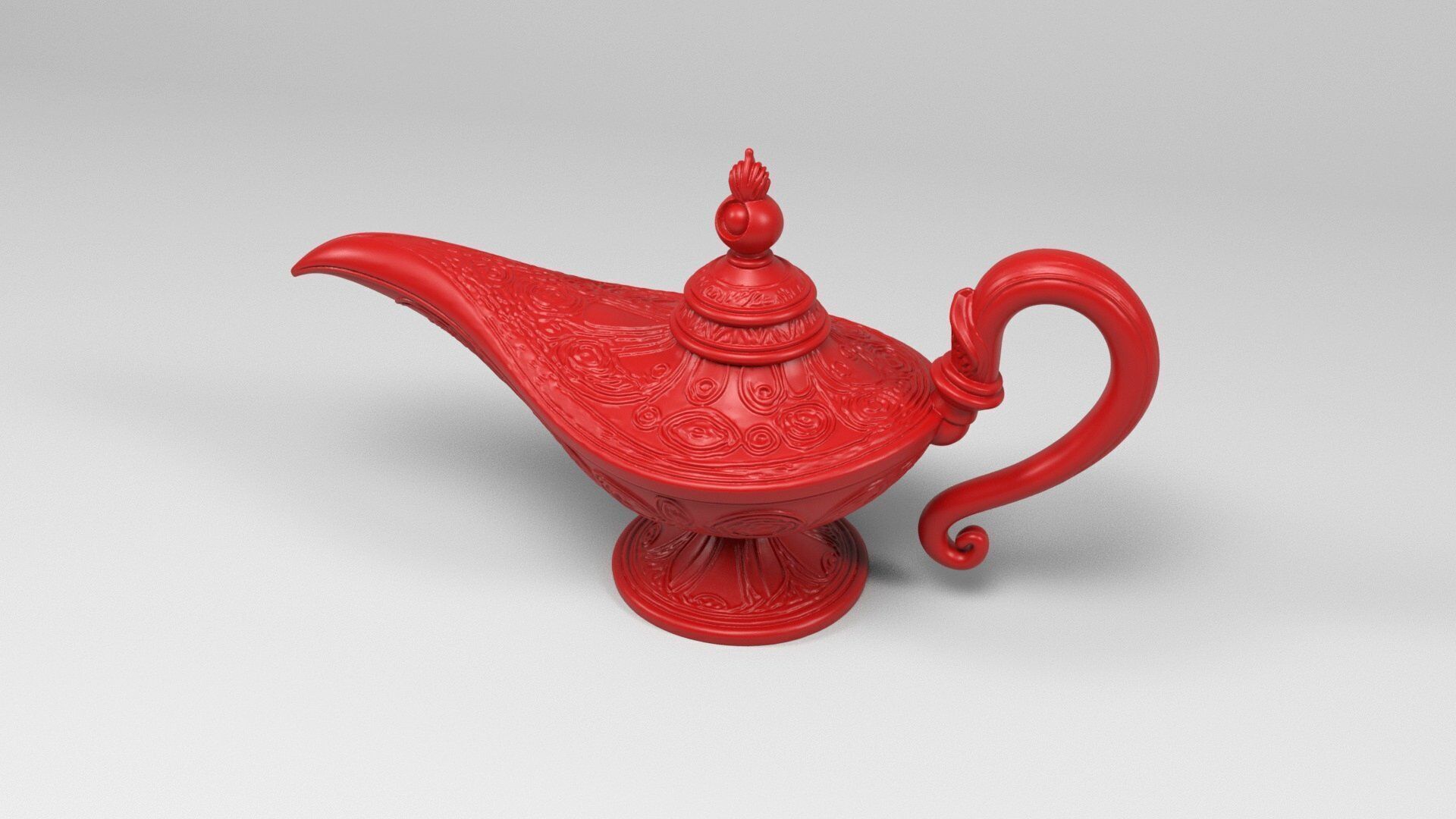 Genie Lamp 3D print model_7