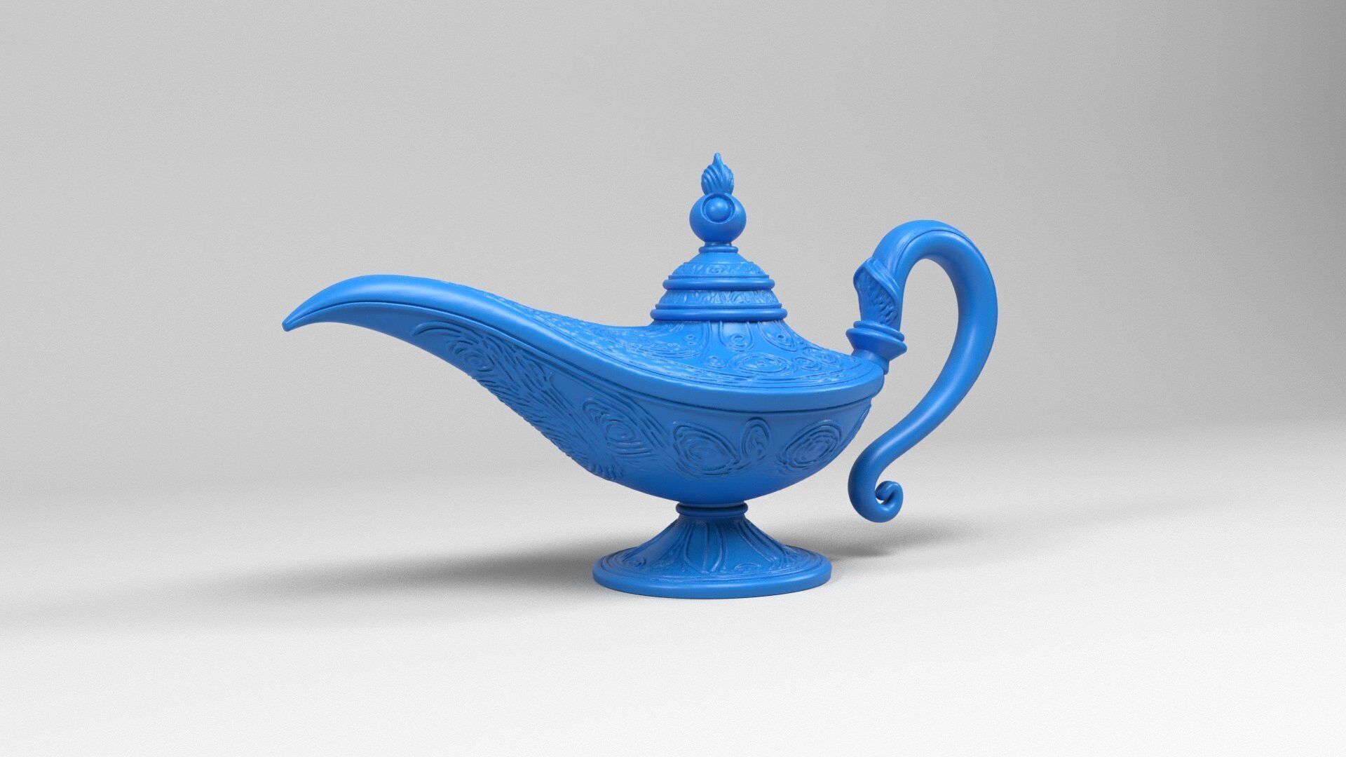 Genie Lamp 3D print model_2