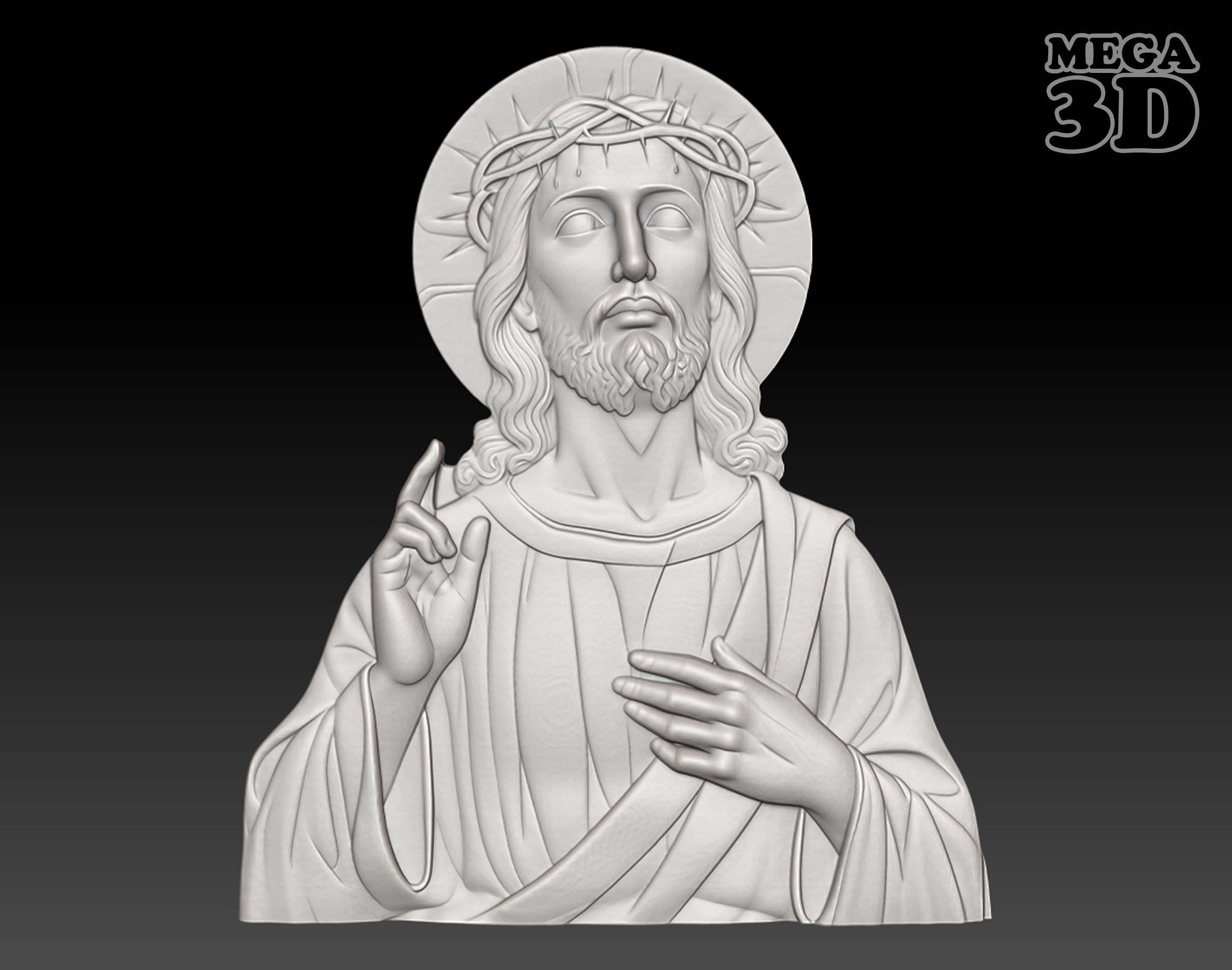 The Gentle Christ - 250531 3D Model Collection_9