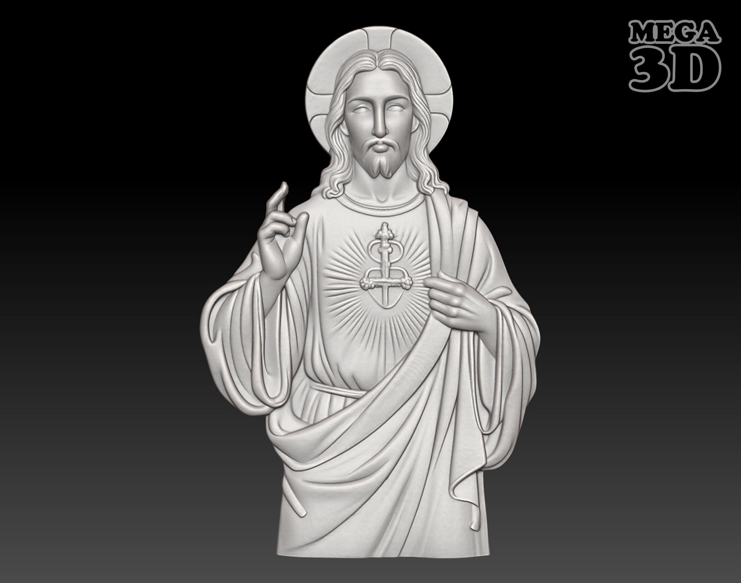 The Gentle Christ - 250531 3D Model Collection_10