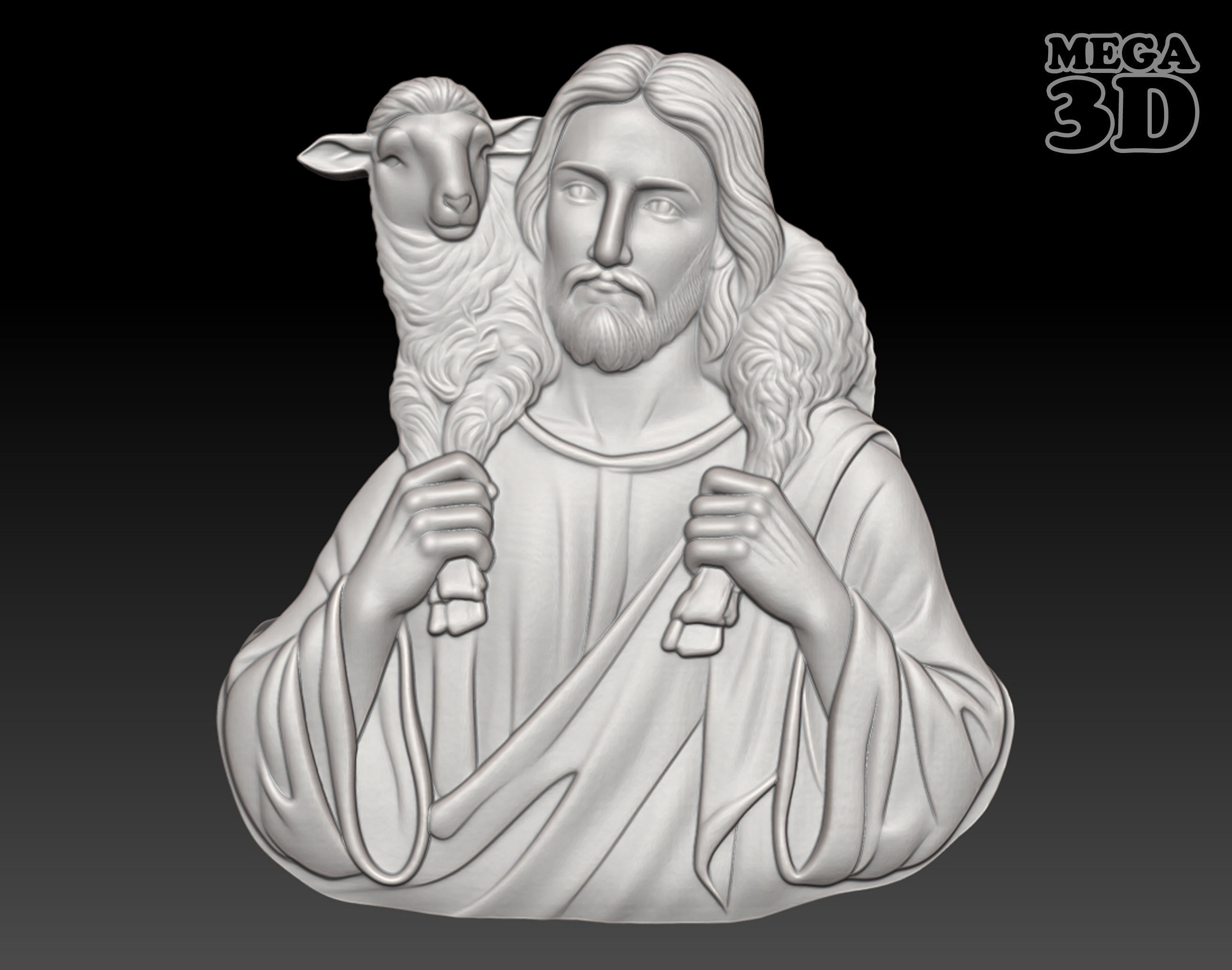 The Gentle Christ - 250531 3D Model Collection_1
