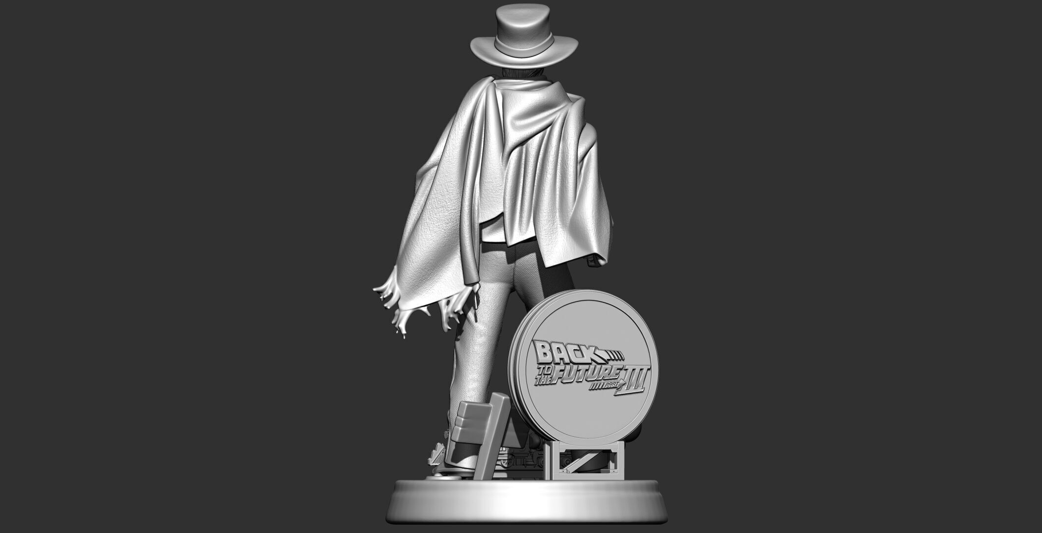 Marty mc Fly BTTF 3 3D print model_3