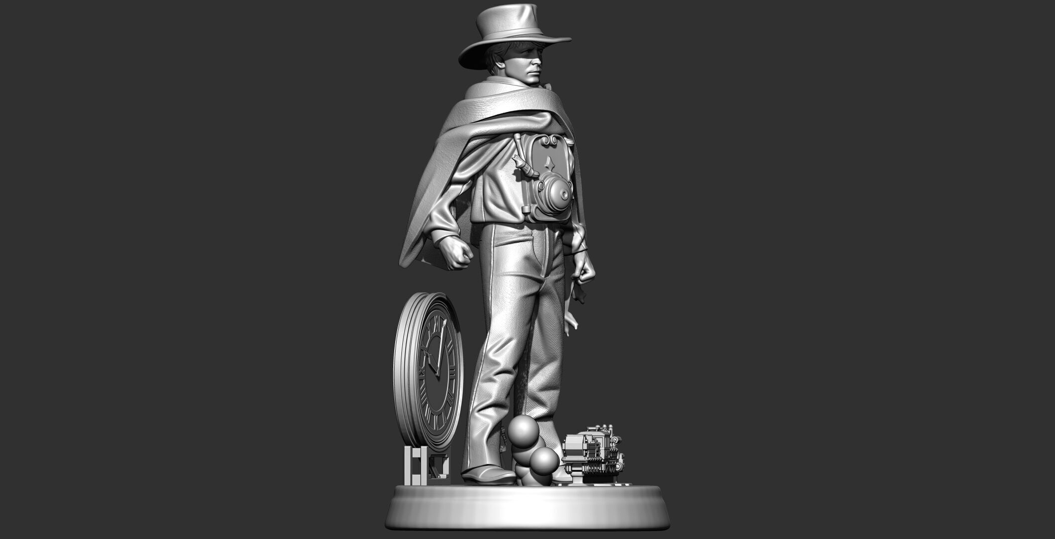 Marty mc Fly BTTF 3 3D print model_4
