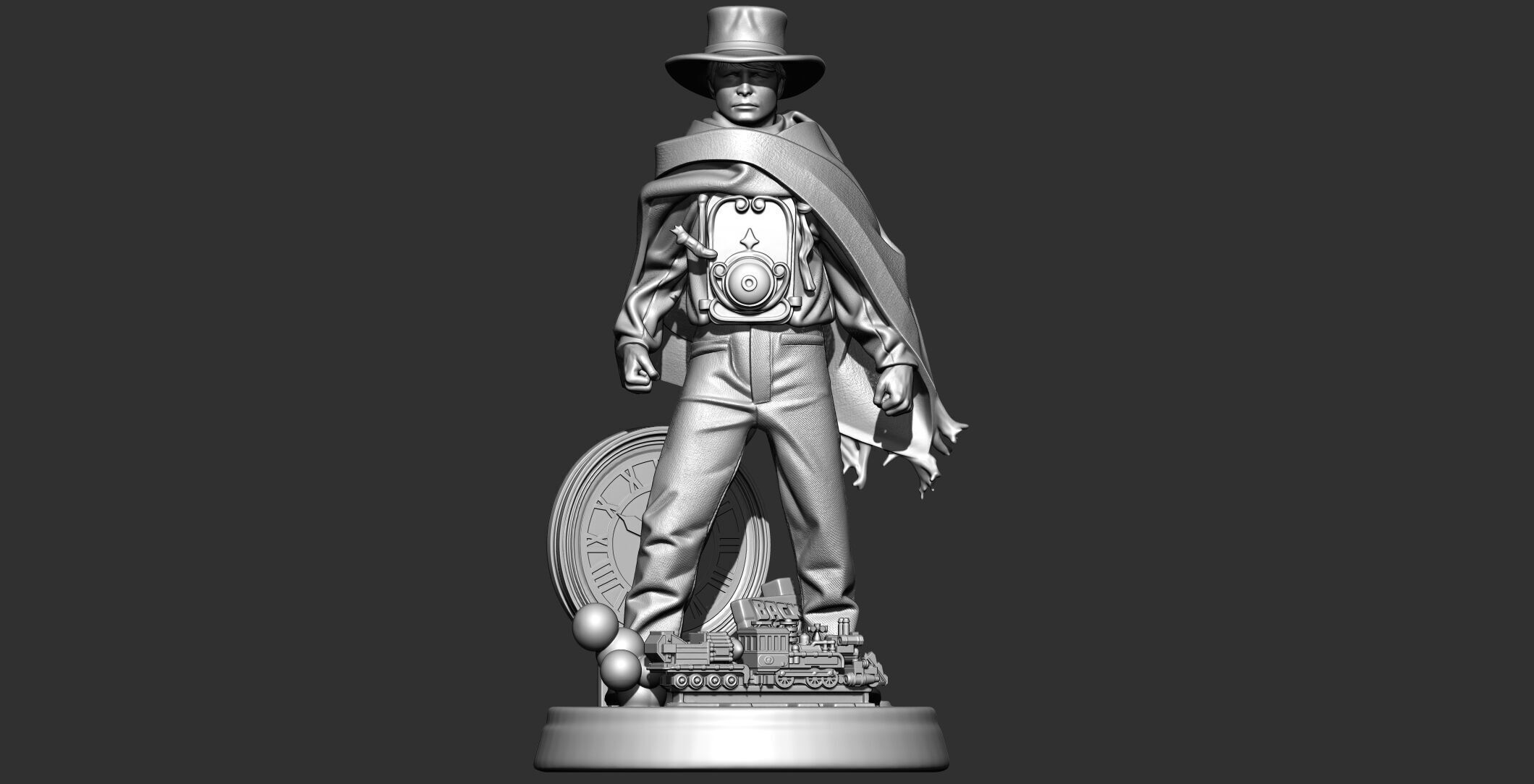 Marty mc Fly BTTF 3 3D print model_1