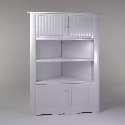 White Hutch Cabinet