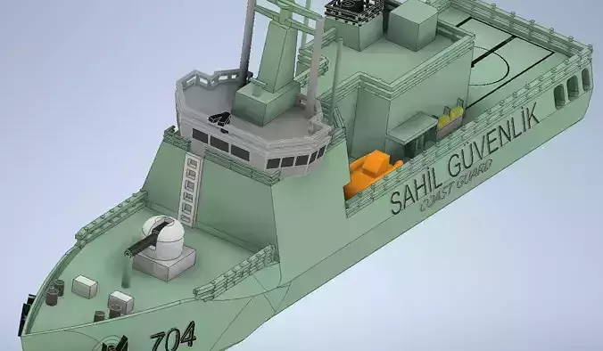 Turkish Coast Guard Ship Code 704