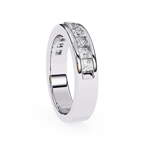 ASSCHER DIAMOND RING -CAD-258 3D model