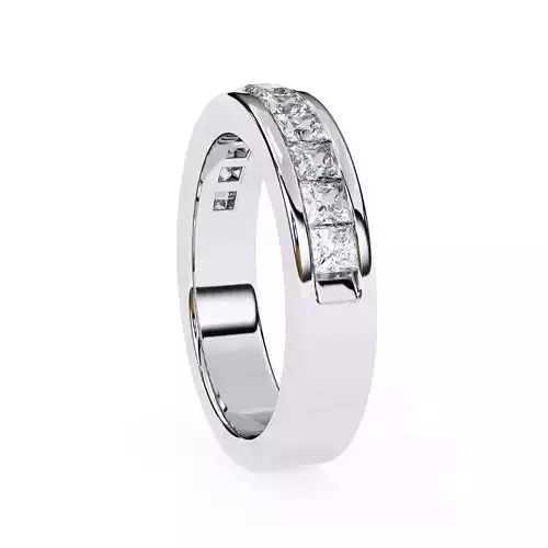 ASSCHER DIAMOND RING -CAD-258