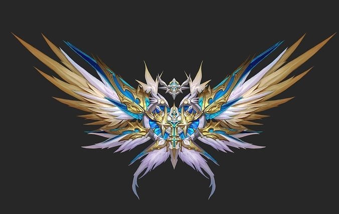 Wing 321 Low-poly 3D model