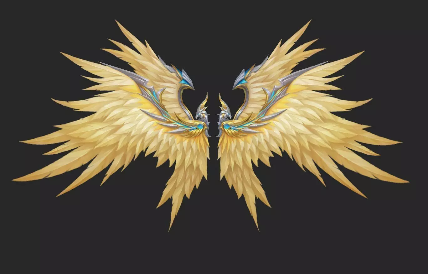 Wing 319 Low-poly 3D model_0