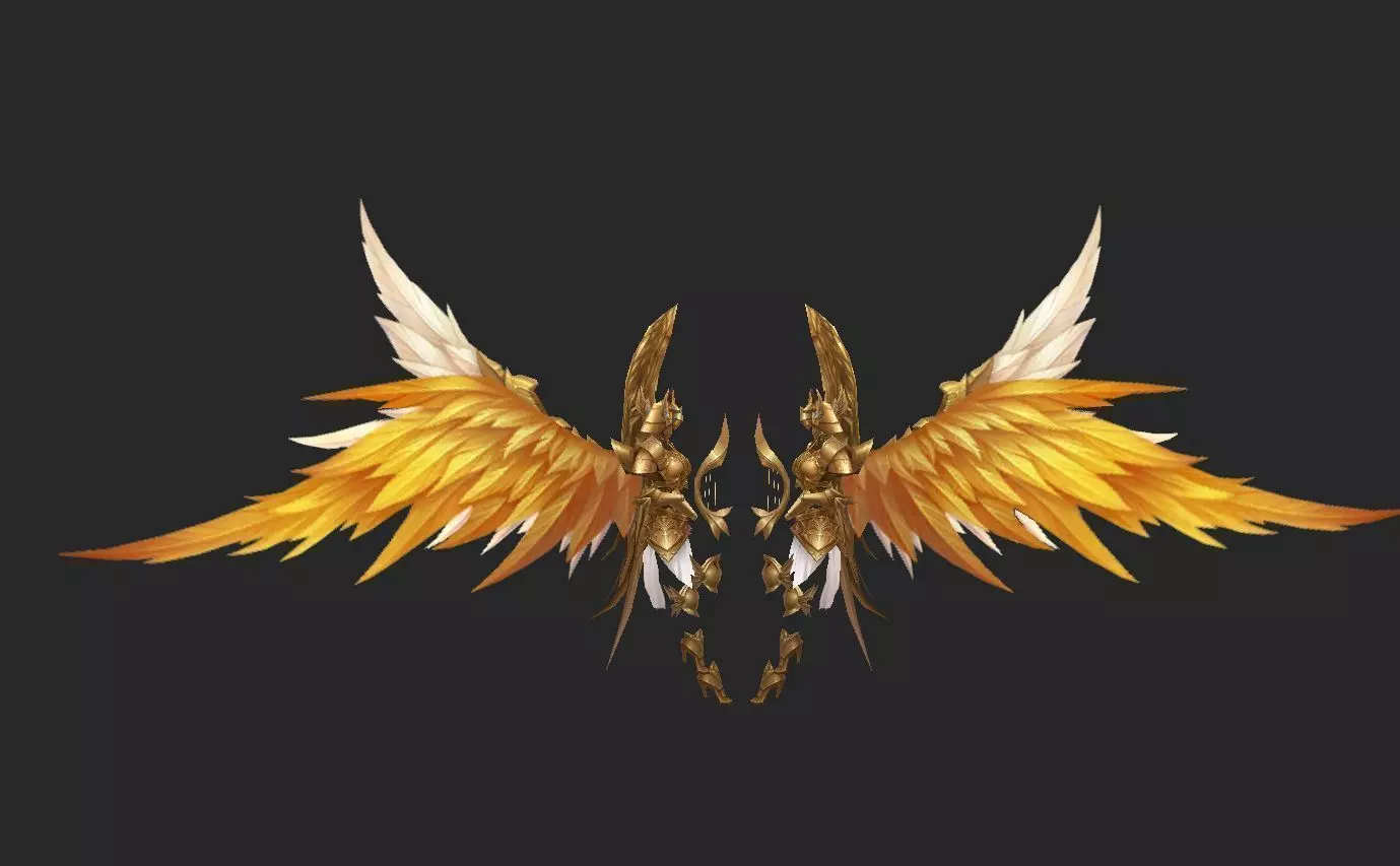Wing 313 Low-poly 3D model_0