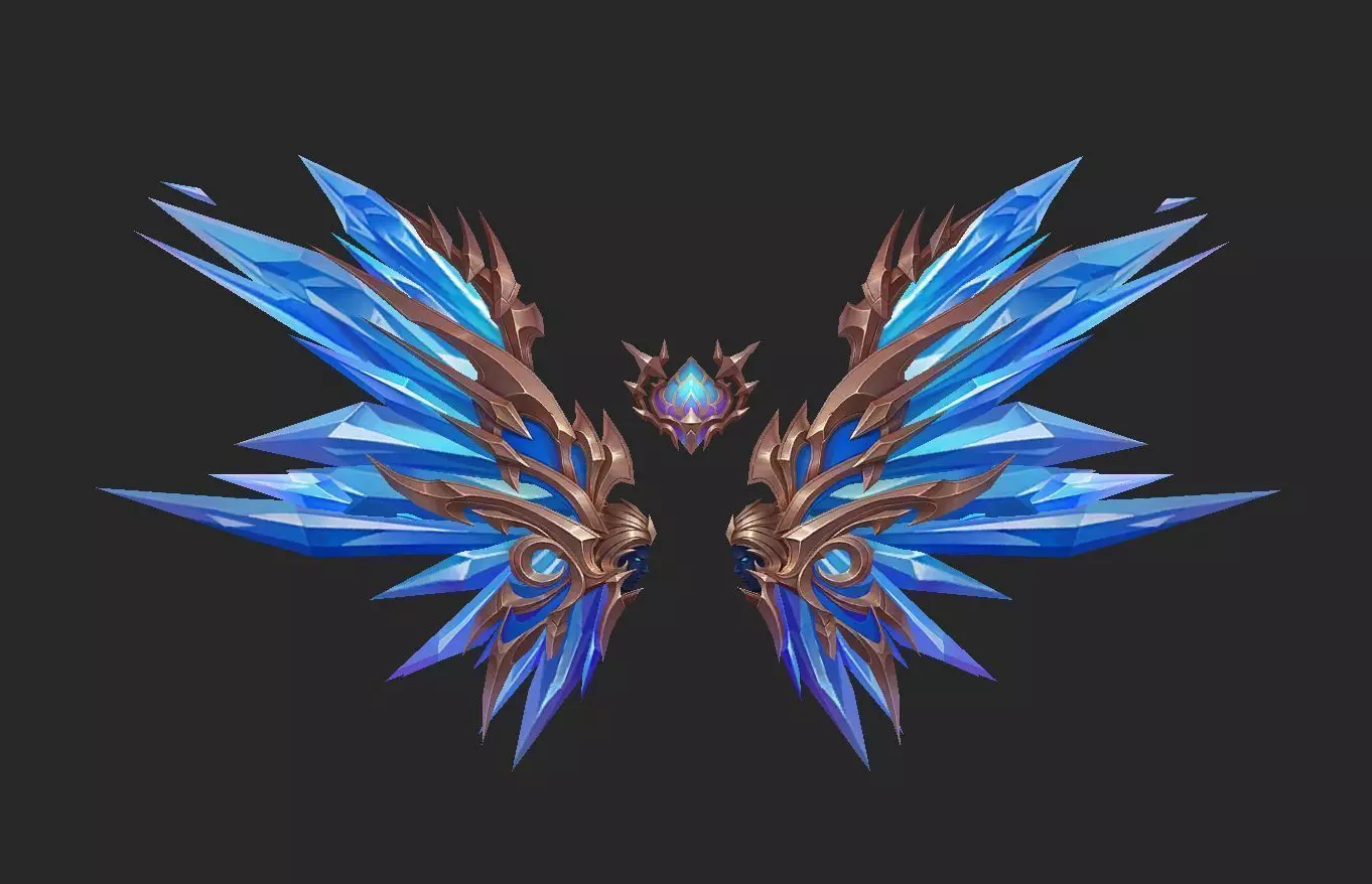 Wing 312 Low-poly 3D model_0