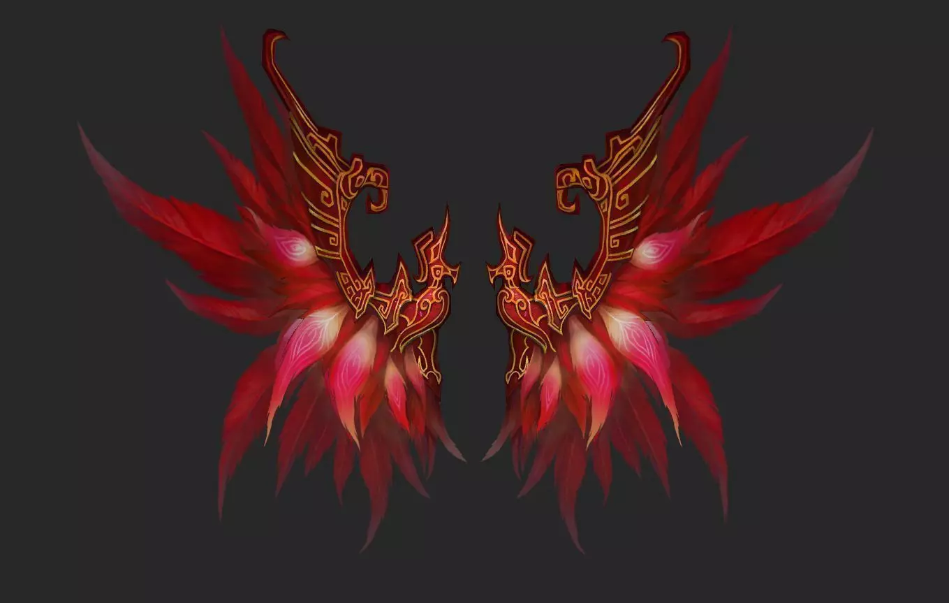 Wing 311 Low-poly 3D model_0