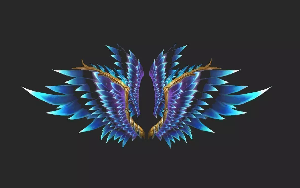 Wing 305 Low-poly 3D model_0