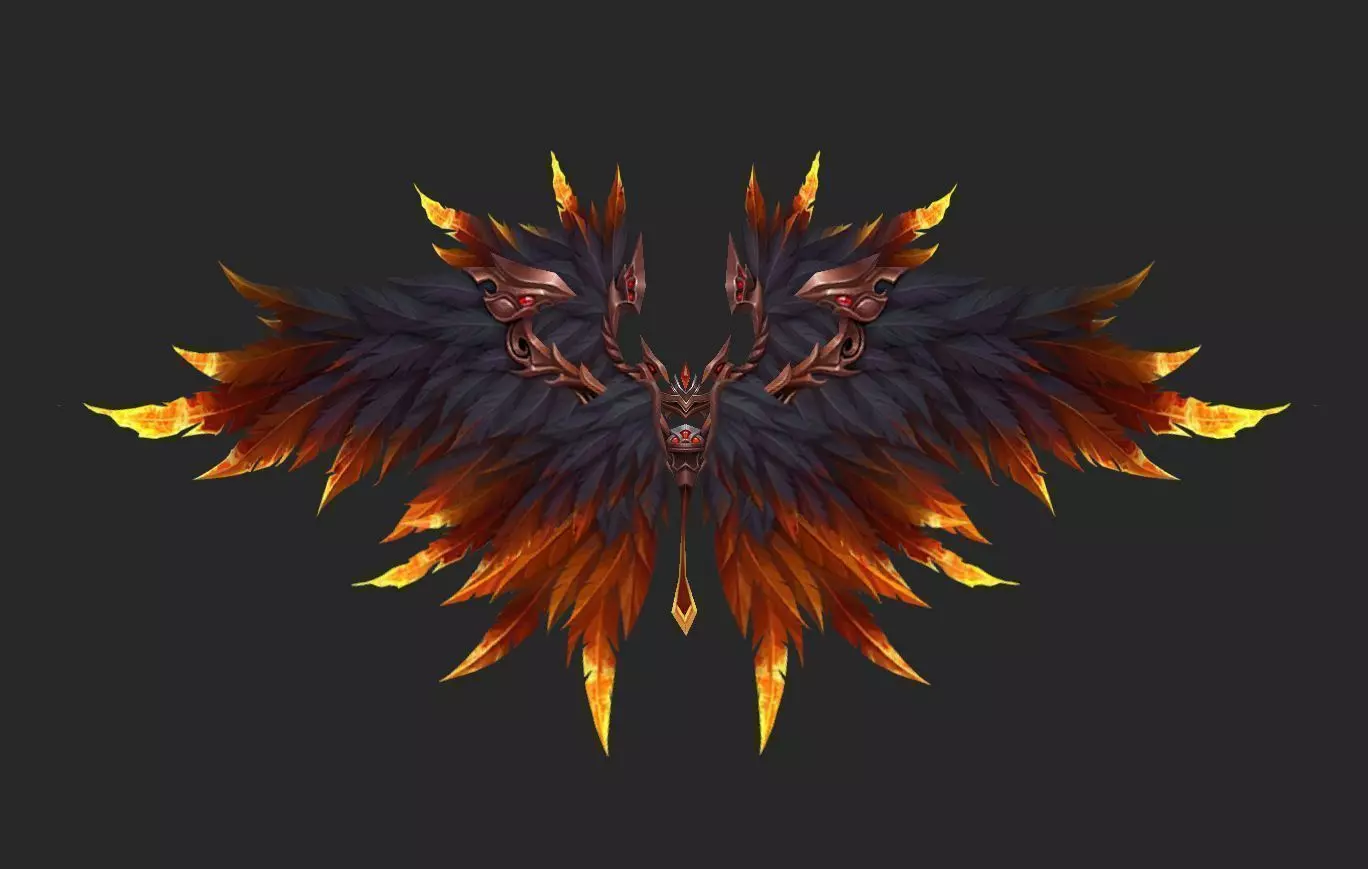 Wing 303 Low-poly 3D model_0
