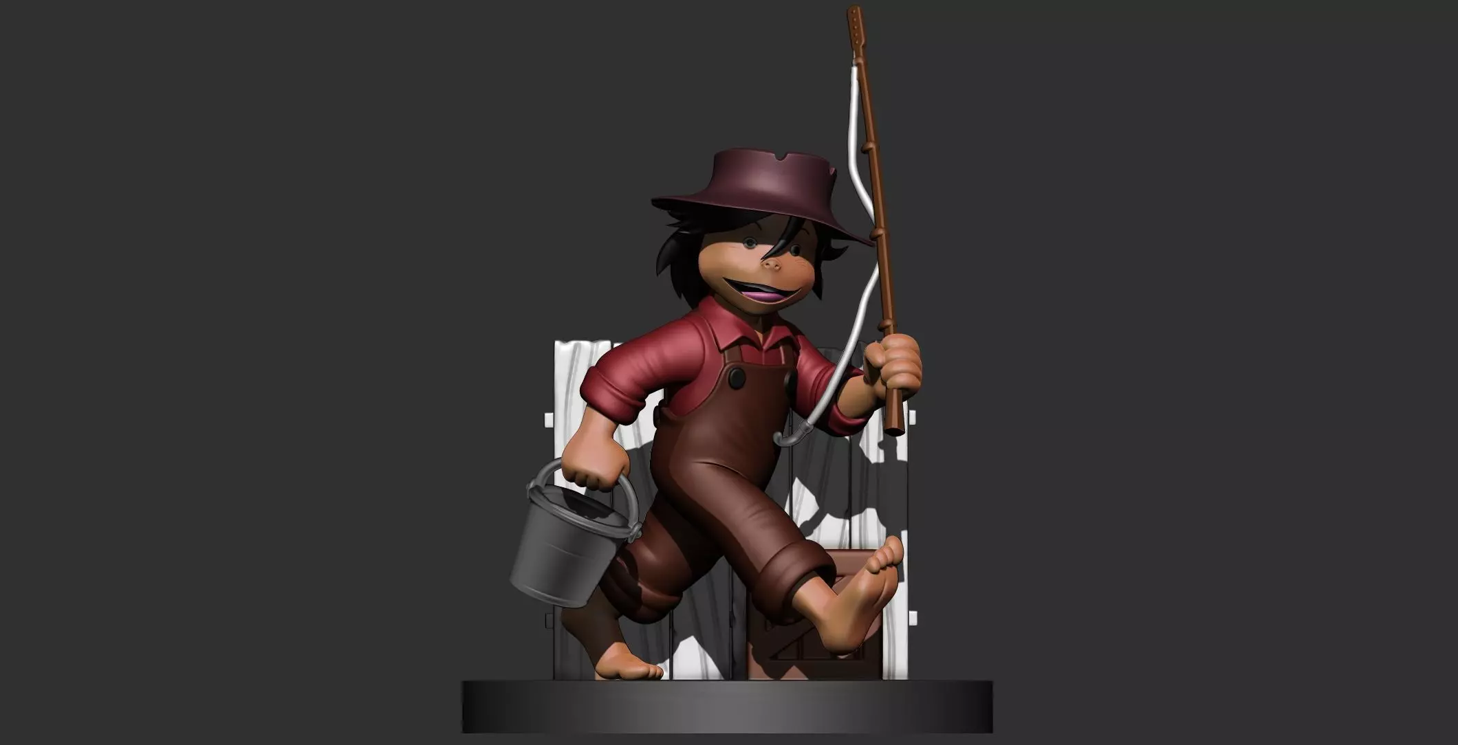 Huckleberry Finn 25cm 3D print model
