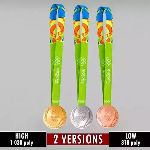 Rio olympic medal sport pack