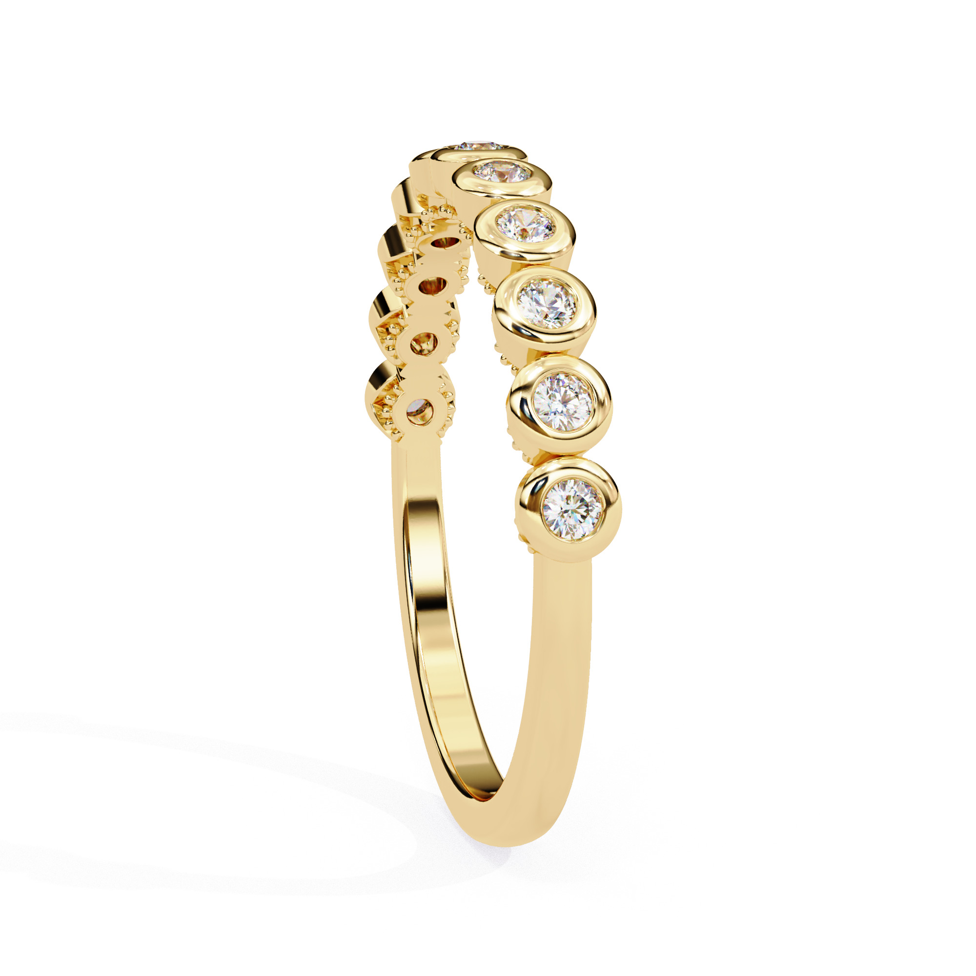 ROUND DIAMOND RING -CAD-263 3D model_4