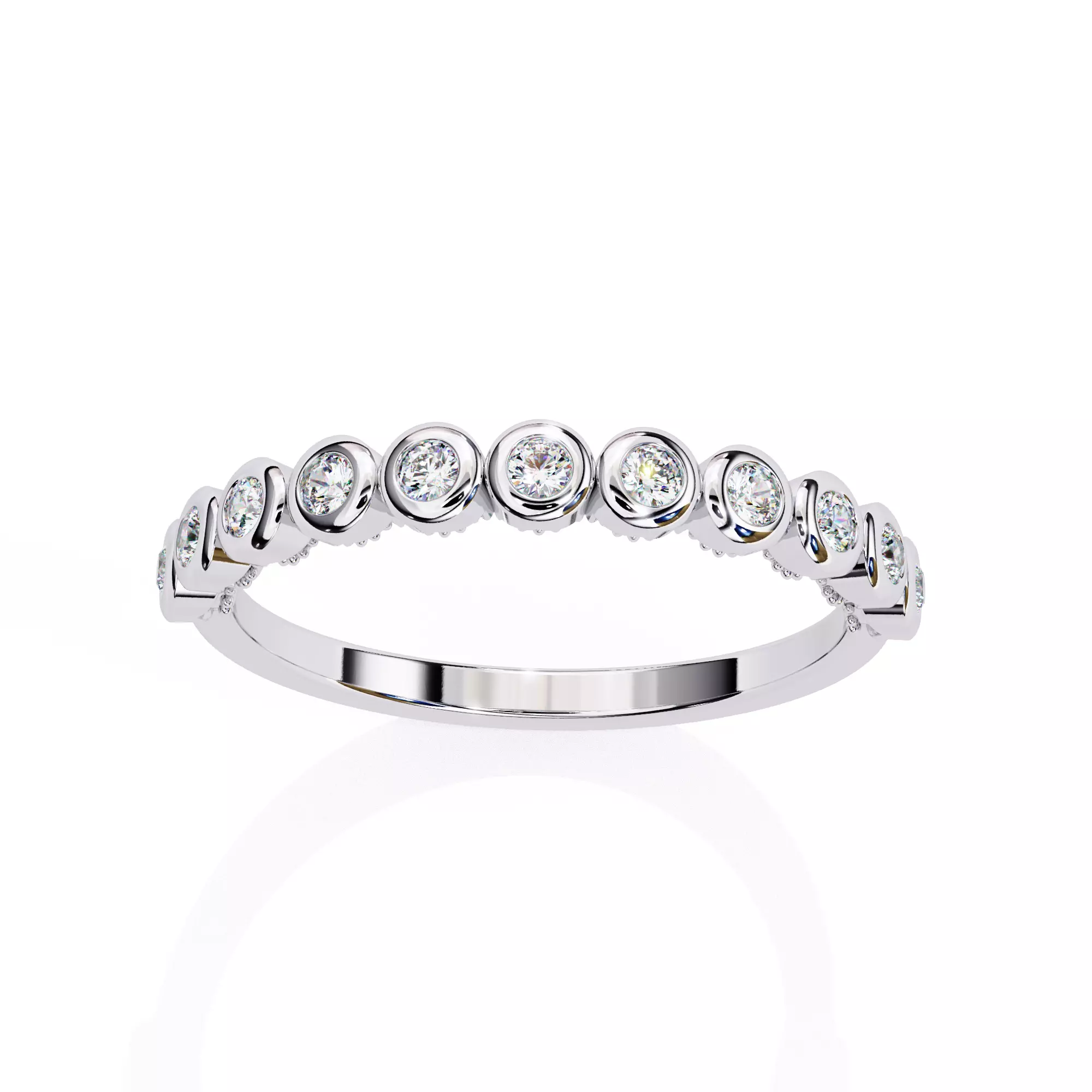 ROUND DIAMOND RING -CAD-263 3D model_0