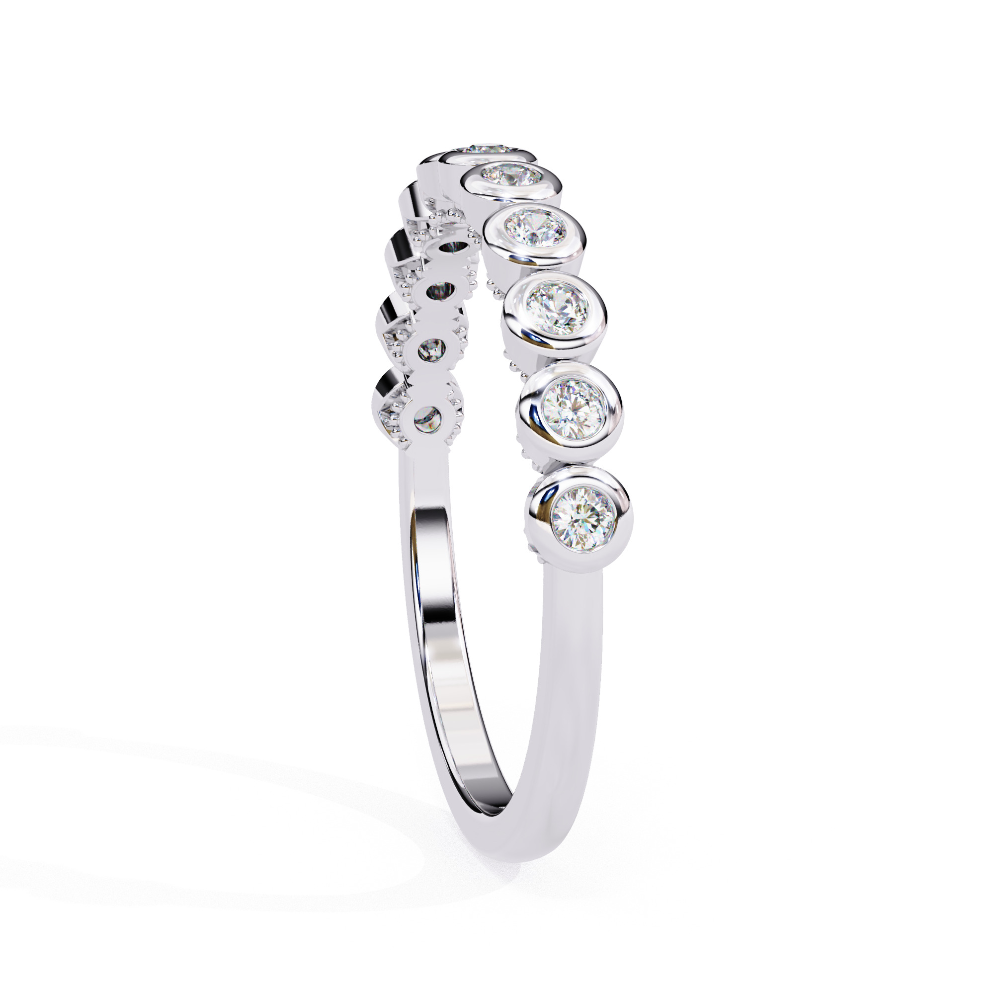 ROUND DIAMOND RING -CAD-263 3D model_3