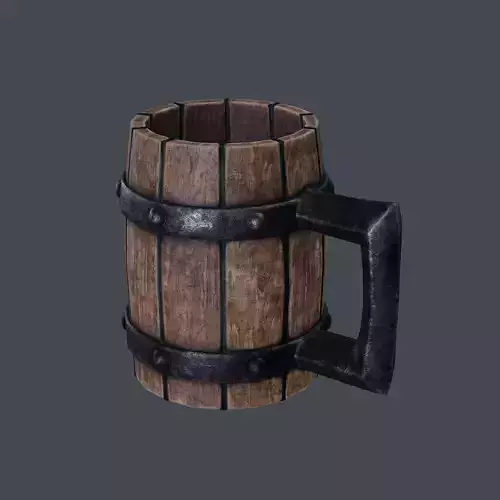 Medieval Mug - PBR Game Ready