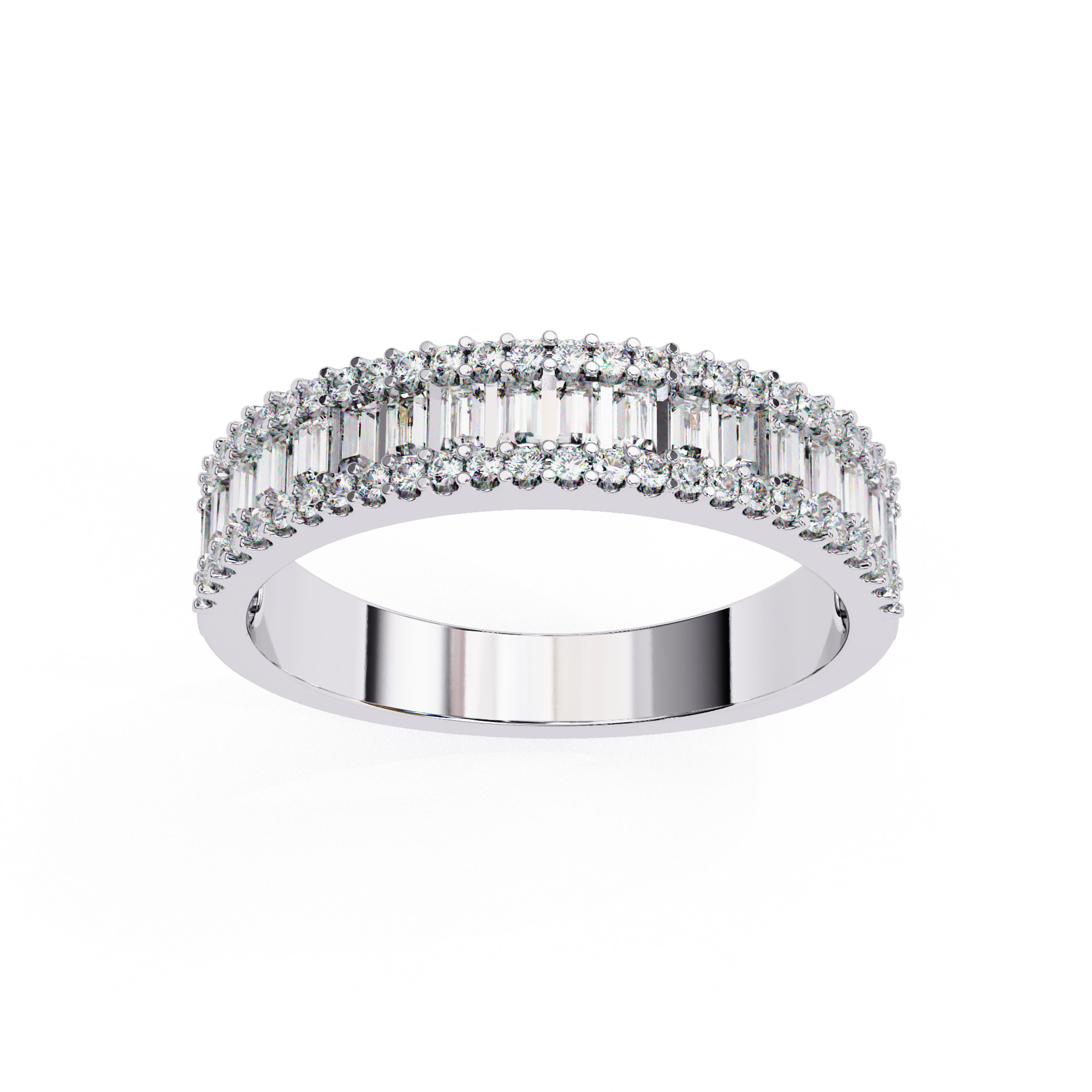 ROUND DIAMOND RING -CAD-268 3D model_6