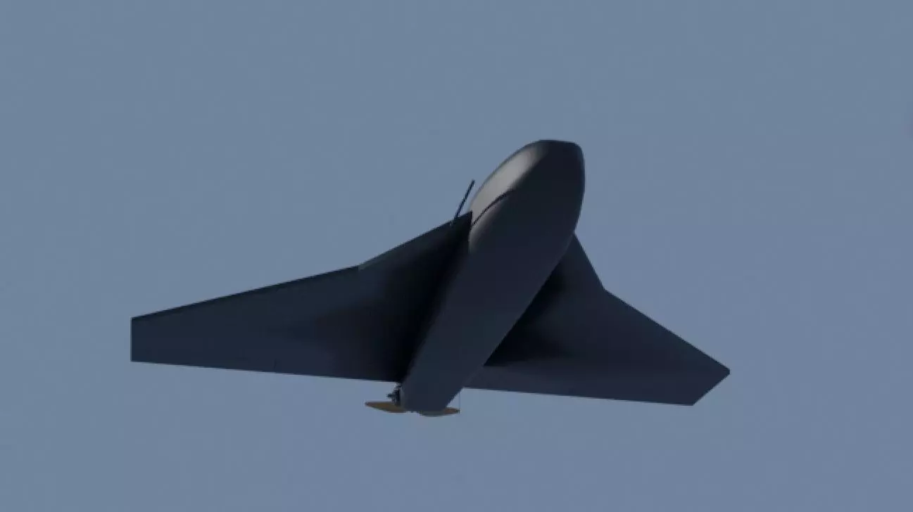 Russian UAV Gerbera Low-Poly Free low-poly 3D model