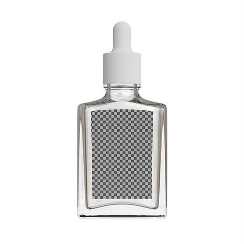 Glass bottle  3D model