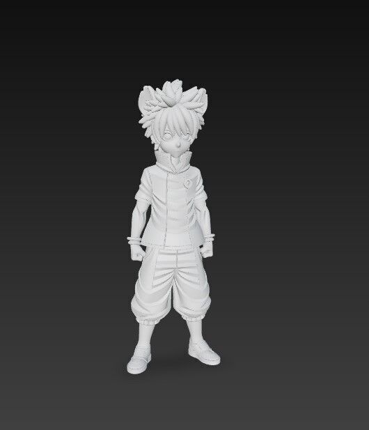 Eared Companion Cute Anime Character 3D Print Model 3D model_15