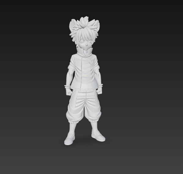 Eared Companion Cute Anime Character 3D Print Model 3D model_21
