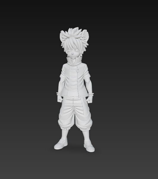 Eared Companion Cute Anime Character 3D Print Model 3D model_14