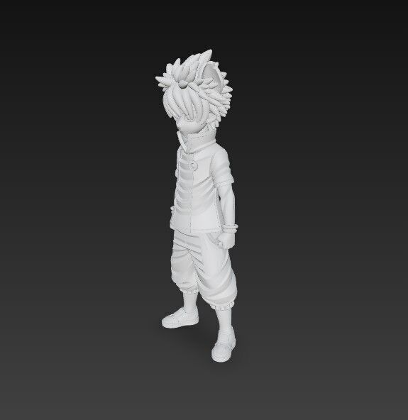 Eared Companion Cute Anime Character 3D Print Model 3D model_20